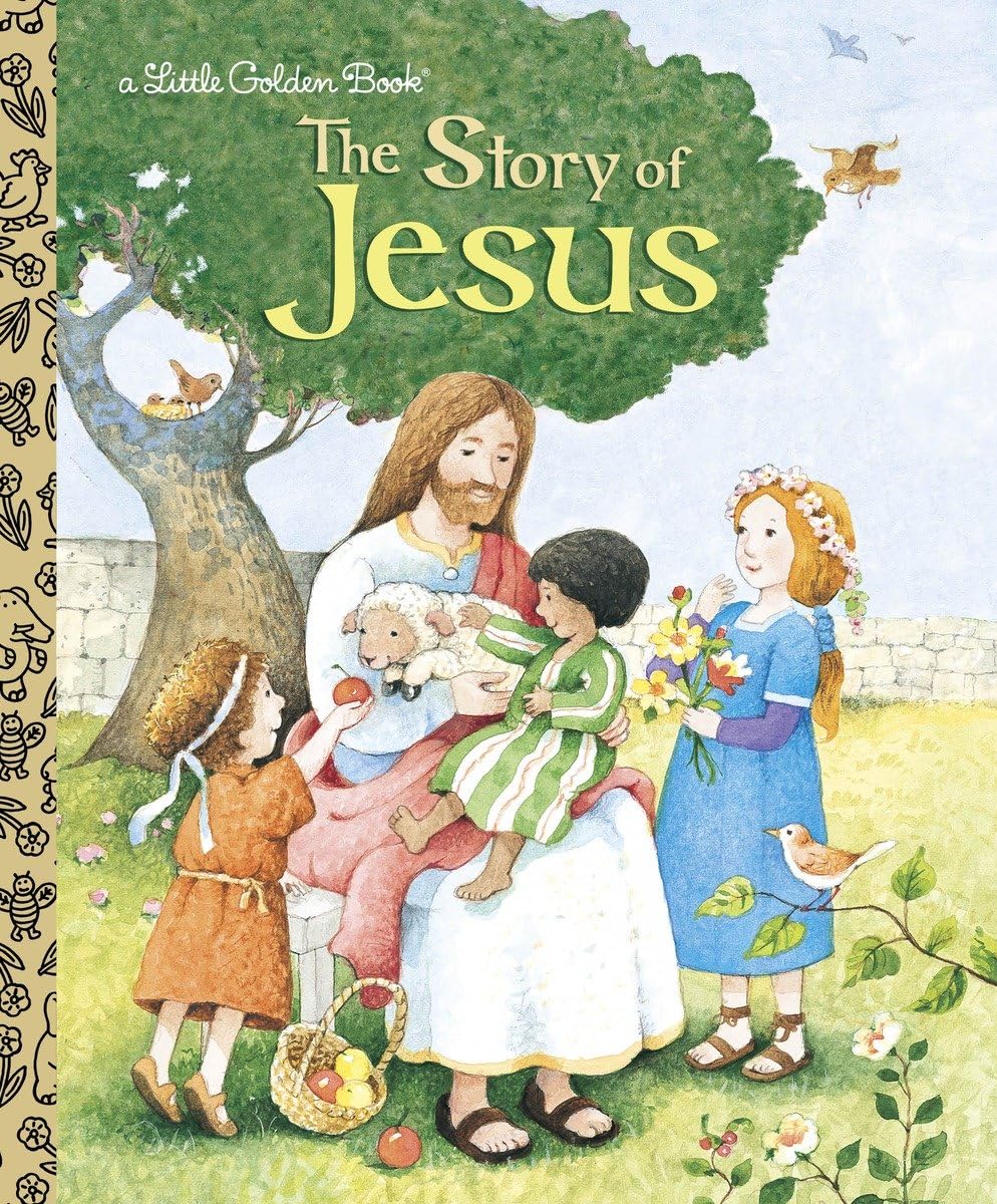 The Story of Jesus: Christian Children's Book - Little Golden Book for Bedtime Stories & Sunday School Lessons