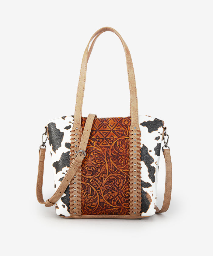 Montana West Floral Tooled Concealed Carry Shoulder Bag for Women - Fashionable & Functional Concealed Carry Purse for Everyday Use, Travel & Outdoor Activities