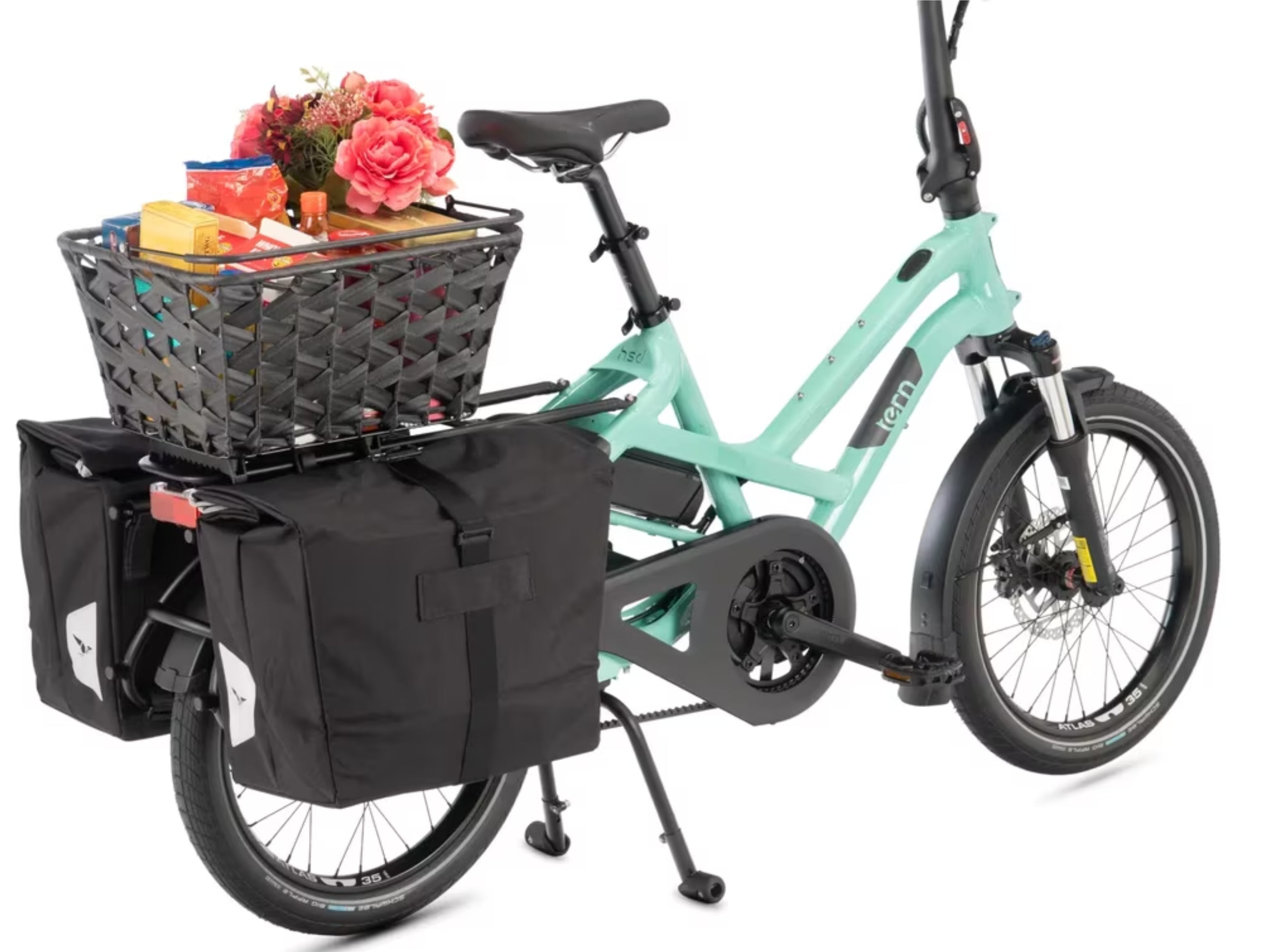 Tern Market Basket (Gen 2) - Premium Bike Basket for Urban Commuting & Grocery Shopping - Perfect for Cycling, Picnics & Farmers Market Trips