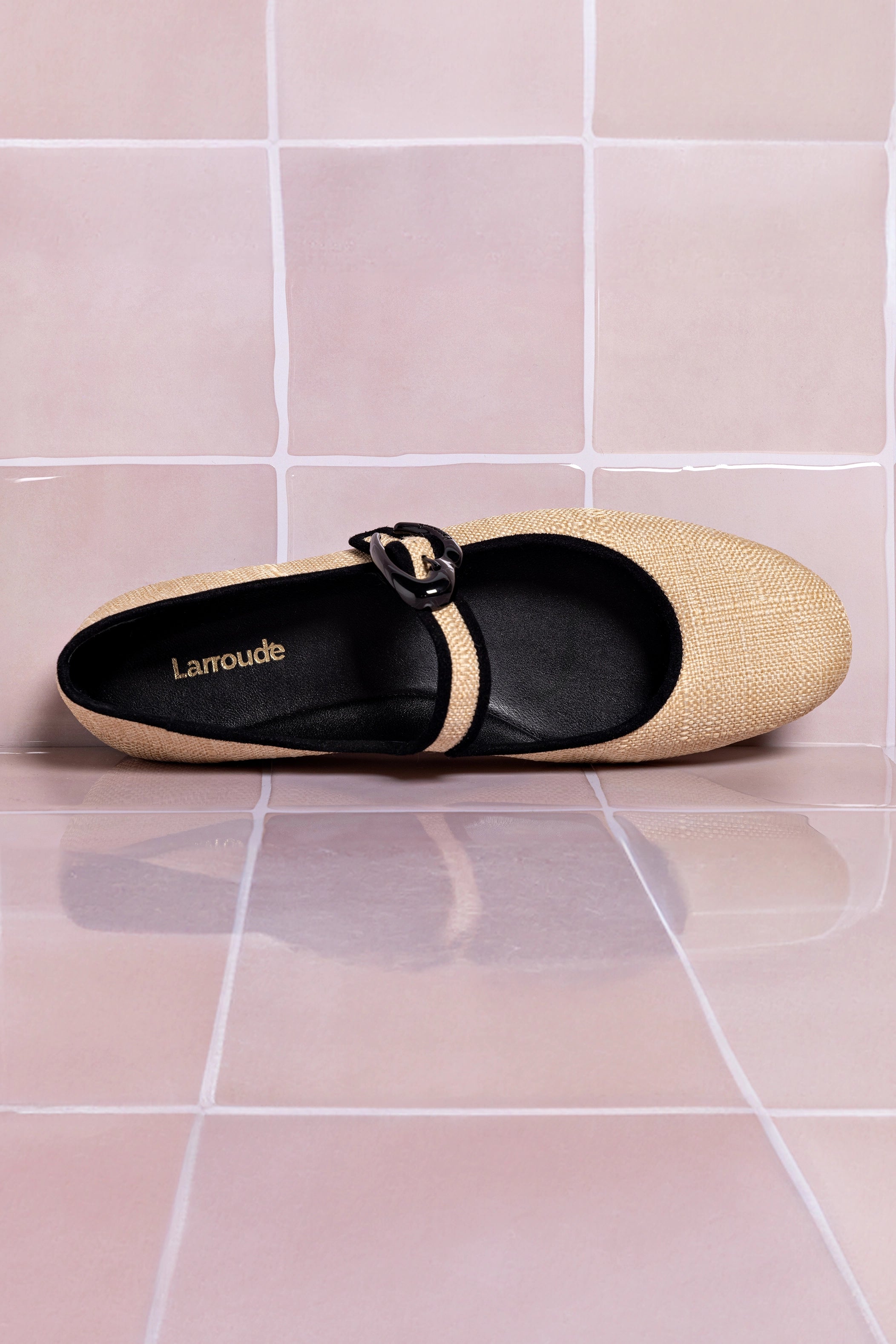 Blair Flatform Sandals in Beige Raffia - Comfortable Summer Wedges for Beach, Vacation and Casual Outfits