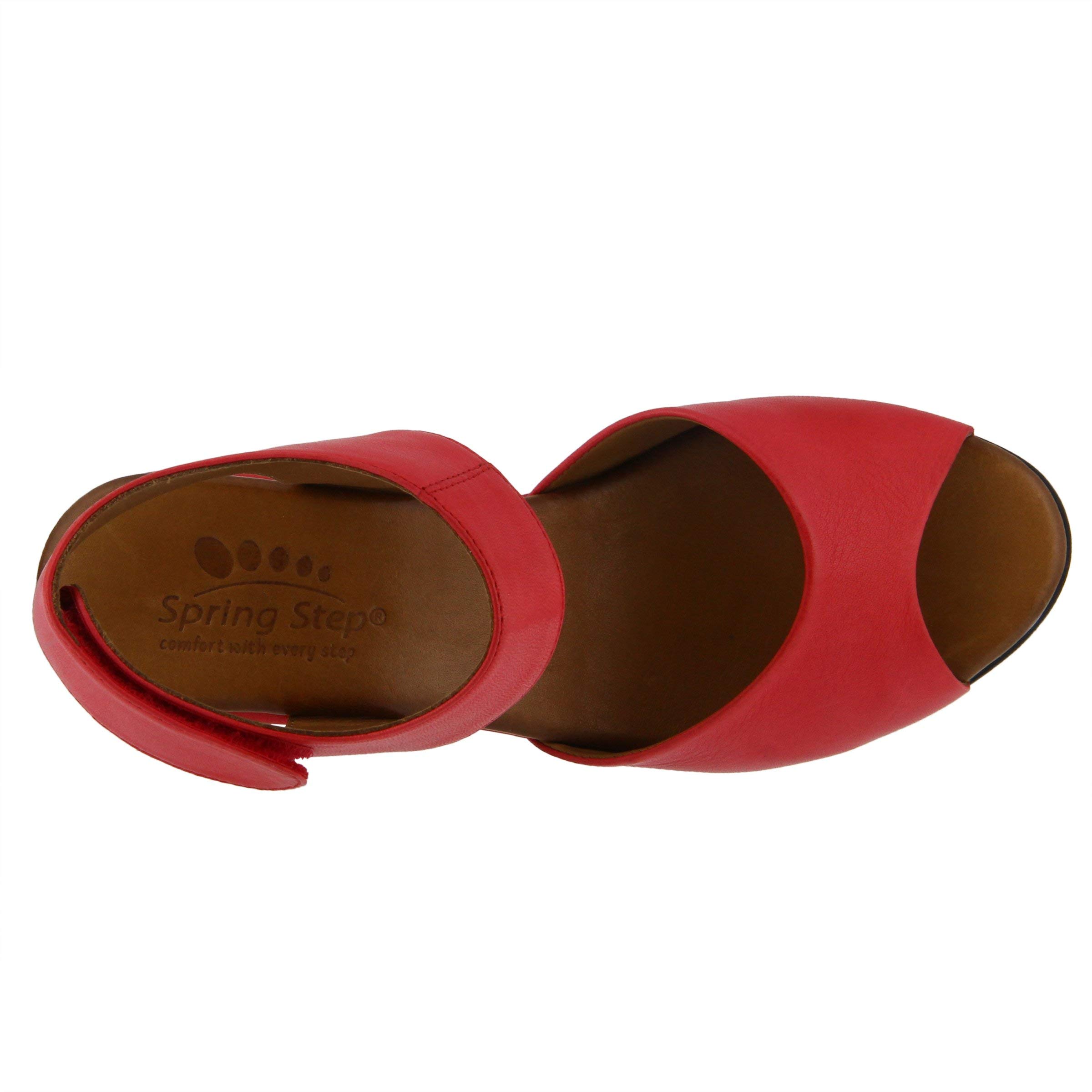 Spring Step Women's Marjory Comfort Wedge Sandal - Stylish & Supportive Summer Shoes for Walking, Beach, and Casual Outings