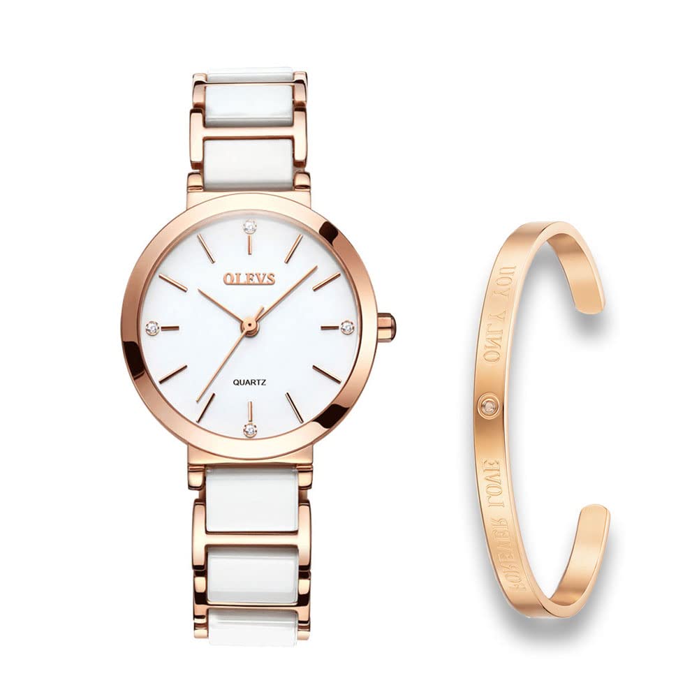 Verhux Women's Fashion Waterproof Analog Quartz Watch - Stainless Steel Ladies Wristwatch with Date Display, Elegant Gift for Her - Perfect for Office, Party & Everyday Wear