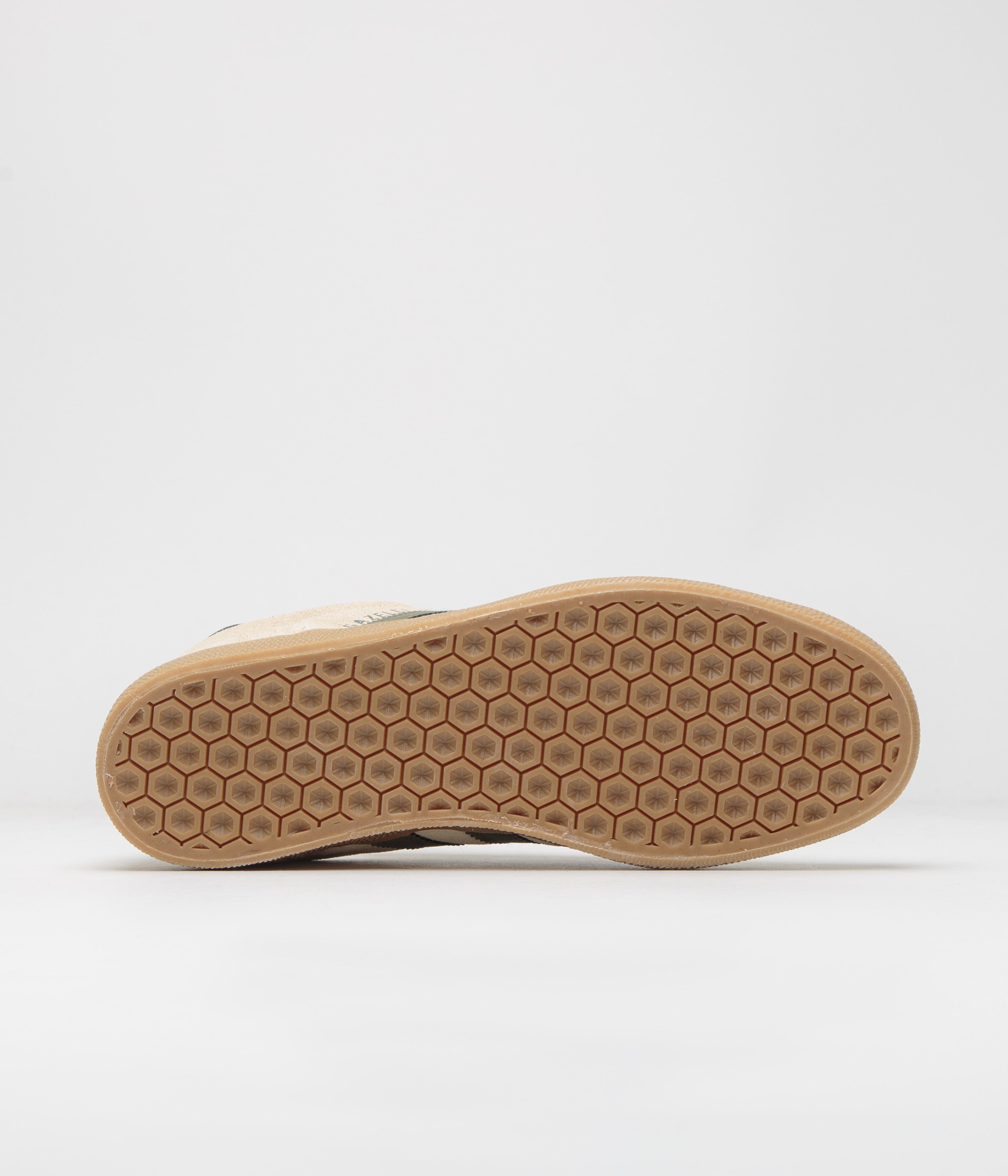 Adidas Gazelle ADV Sneakers - Ecru Tint/Focus Olive/Gum - Classic Comfortable Running & Casual Shoes for Men & Women | Perfect for Gym, Workout, Streetwear Fashion