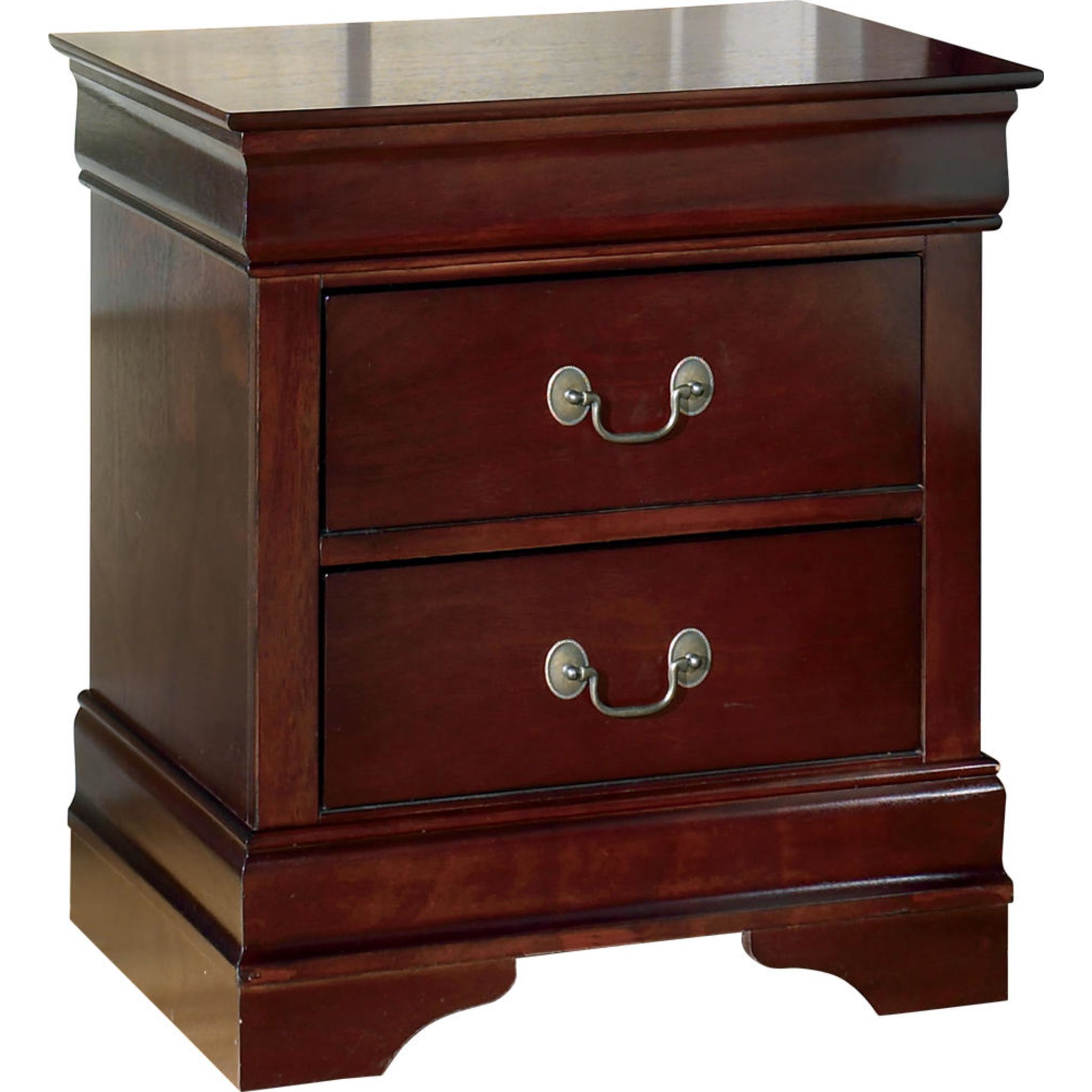 Alisdair Nightstand - Dark Brown Wood Bedside Table with Storage Drawer for Bedroom, Living Room, or Office