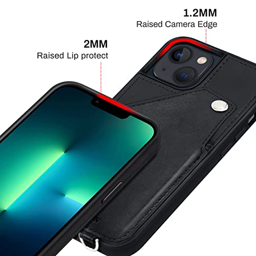 Premium Leather Wallet Phone Case for iPhone 11 (6.1