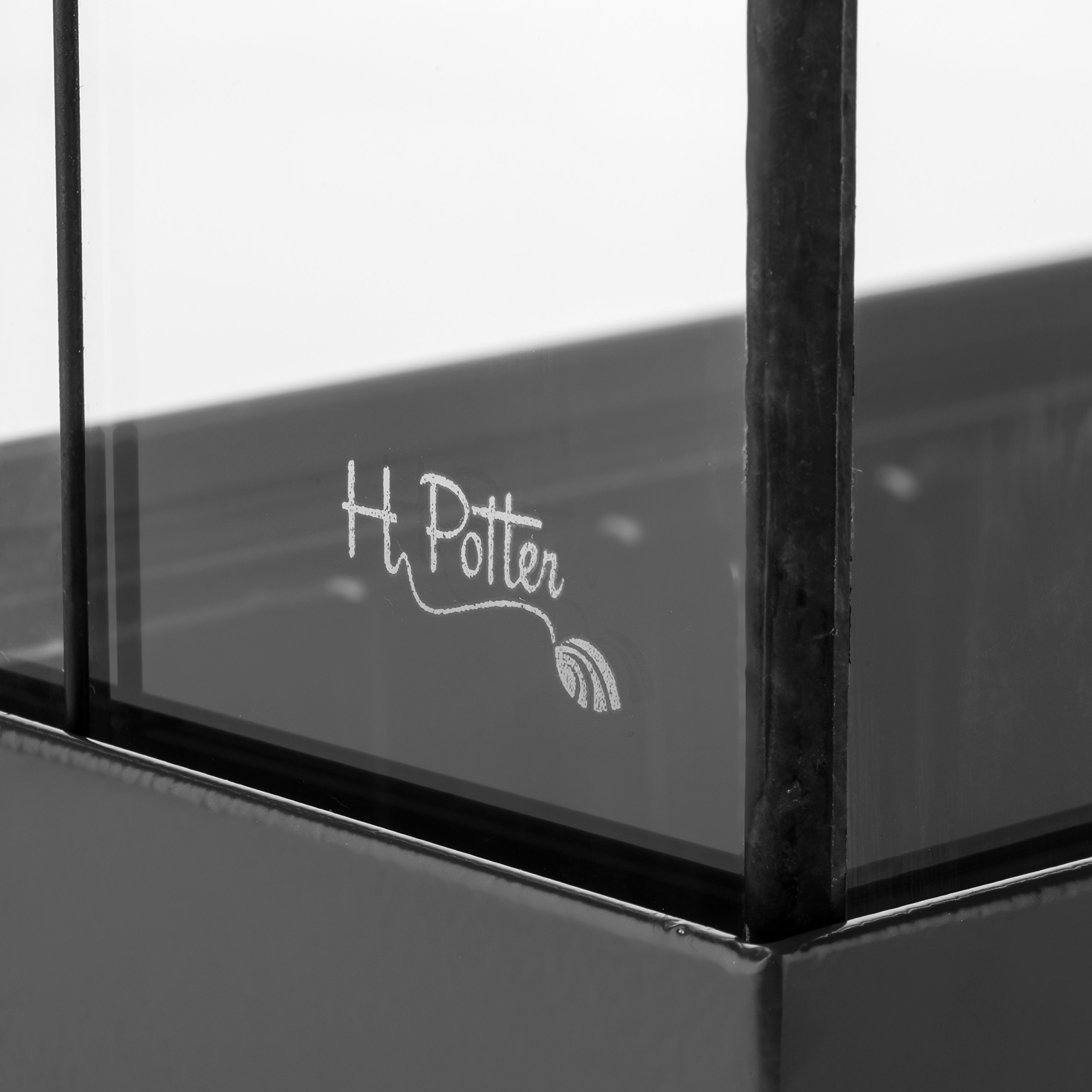 H Potter Glass Terrarium Wardian Case Planter - Indoor Plant Display for Home, Office & Garden Decor