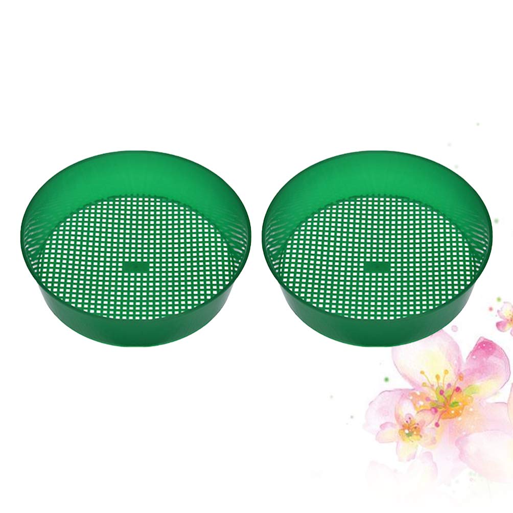 2-Piece Garden Sieve Set - Heavy Duty Stone Riddle for Soil Sifting, Compost Screening & Rock Removal - Perfect for Landscaping, Gardening & DIY Projects