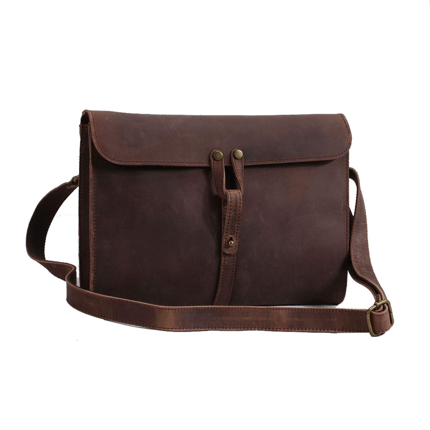 Vintage Genuine Leather Crossbody Bag for Women - Handcrafted Cowhide Baseball Glove Shoulder Purse | Perfect for Sports Games, Casual Outings & Everyday Use