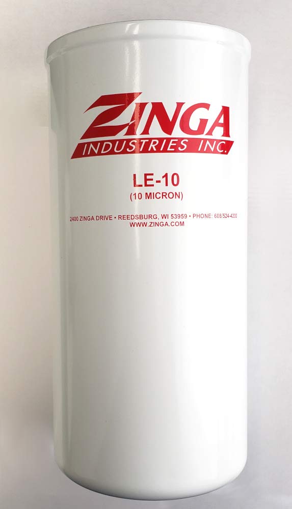 ZA LE-10 (4 Pack) - 10 Micron Spin on Water Filter Cartridge 1-1/2