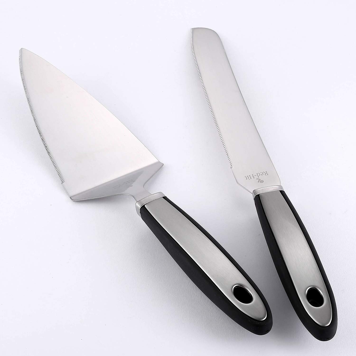 Premium Stainless Steel Cake Cutting Set - Wedding Cake Knife & Server, Pie Spatula - 2-Piece Durable Cake Cutter for Weddings, Birthdays & Special Occasions - Perfect for Cake Serving & Dessert Presentation