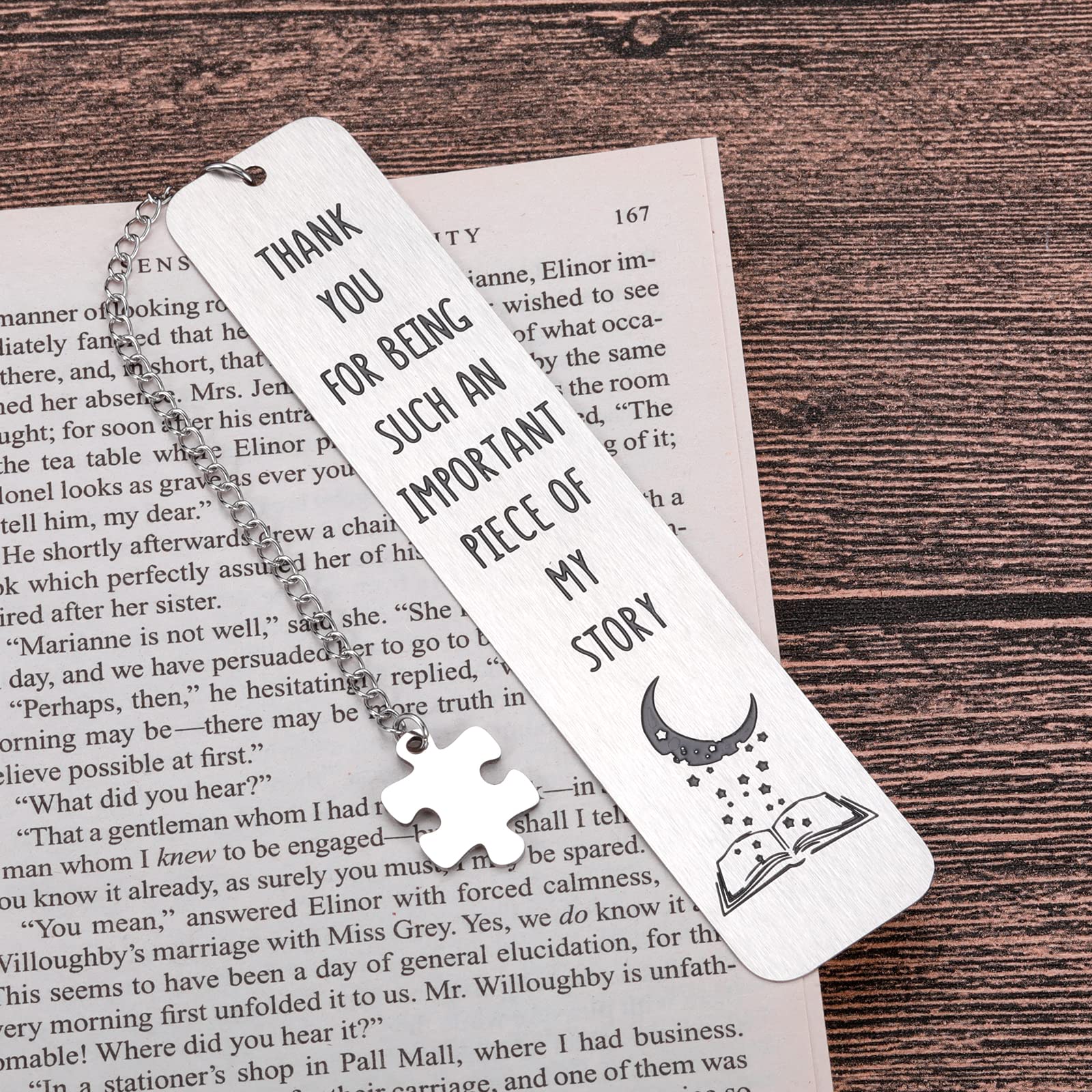 Valentine's Day Gifts for Women & Men - Elegant Metal Bookmarks for Book Lovers, Coworkers, Boss & Teachers - Perfect Reader Gifts for Christmas, Retirement & Office Appreciation - Great for Reading, Gifting & Collecting