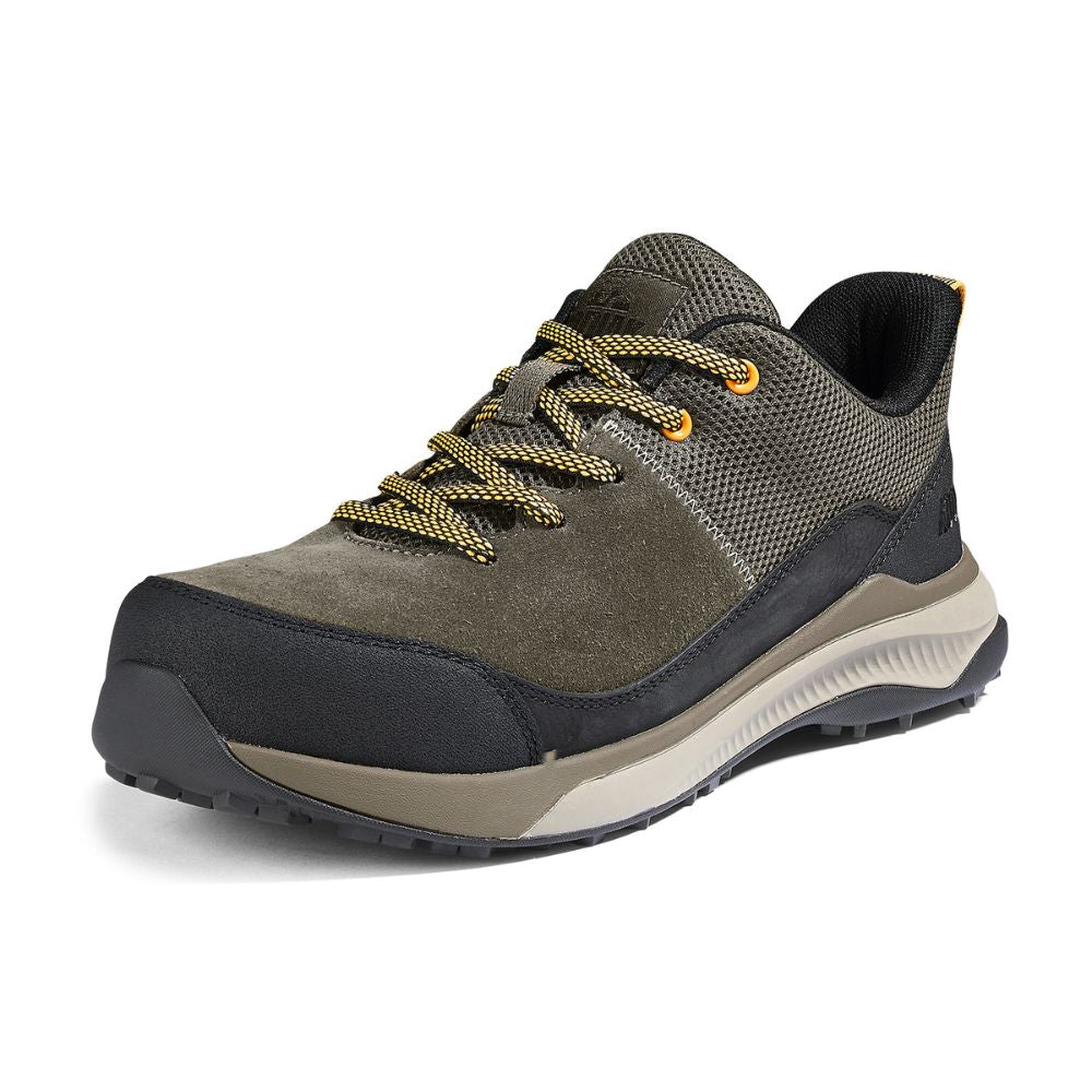Kodiak Quicktrail Leather Women's Safety Work Shoes with Composite Toe - Lightweight & Durable for Construction, Hiking & Outdoor Work (835AFS Fossil)