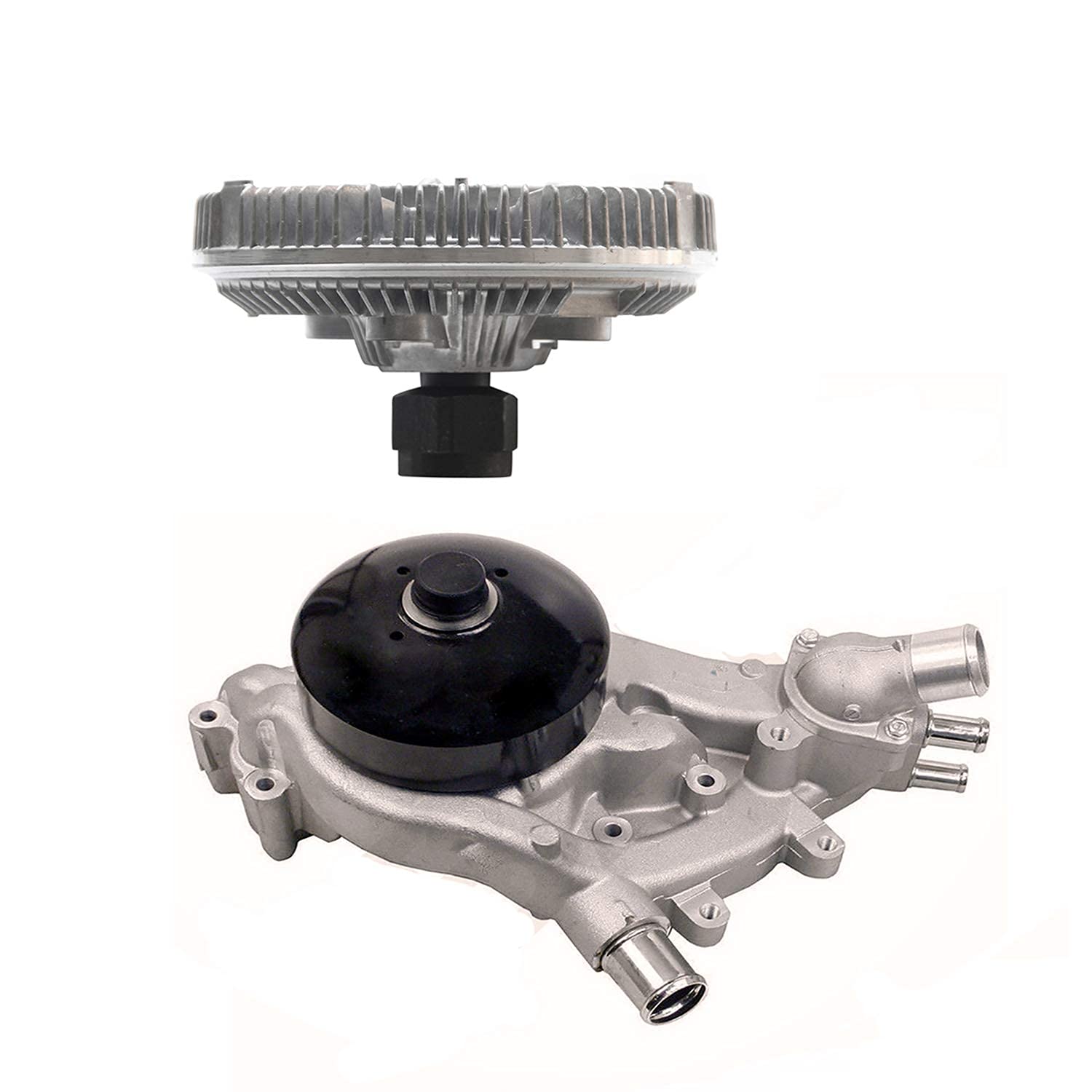 2015-2017 GMC Savana 3500 4500 V8-6.0L Water Pump with Fan Clutch Kit - AW6009 2786 Replacement - Perfect for Engine Cooling System Maintenance & Repair
