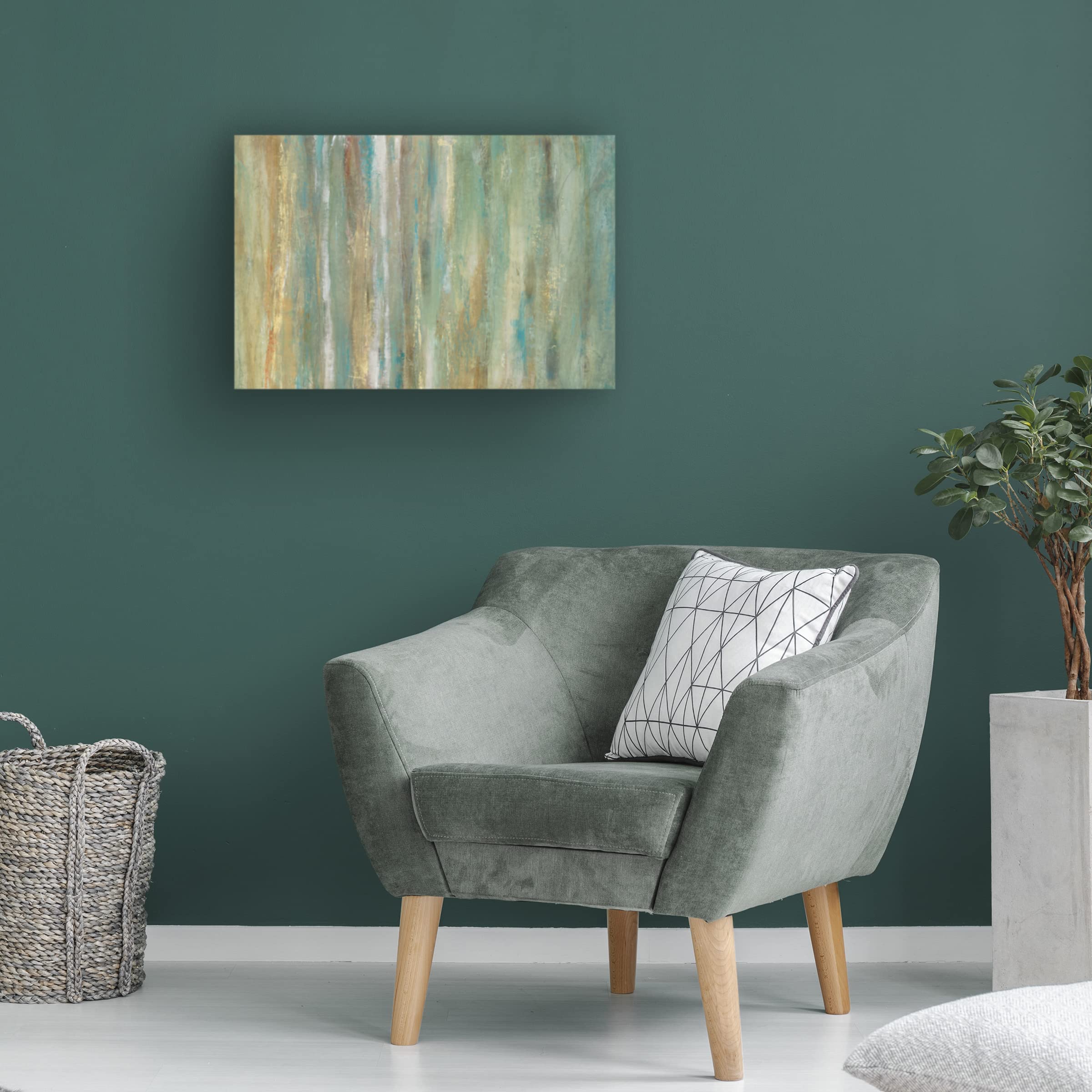 Tim O'Toole Vertical Flow II Canvas Wall Art - Modern Abstract Painting for Living Room, Bedroom & Office Decor | Trademark Fine Art