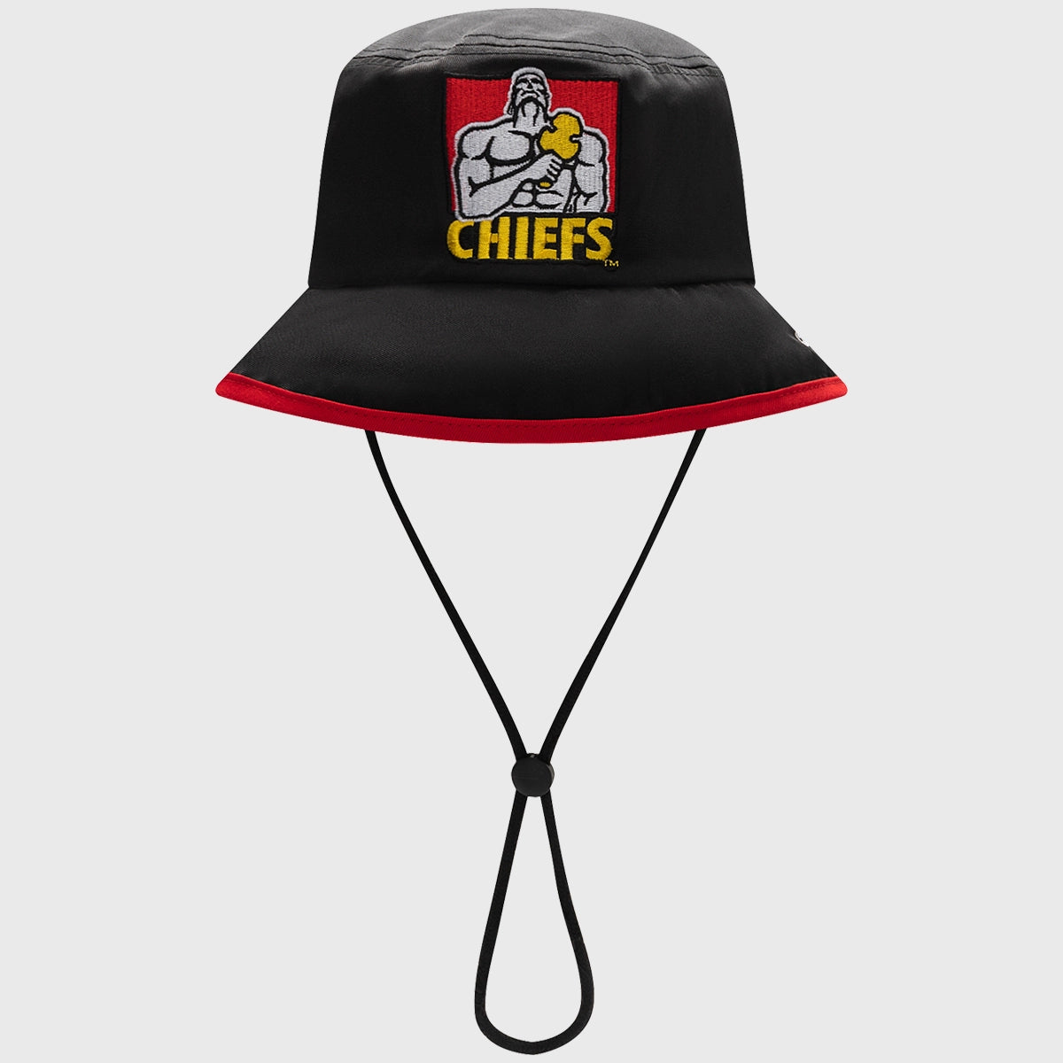 Chiefs Super Rugby Bucket Hat 2025 - Classic Black Adjustable Sun Hat for Men & Women | Perfect for Beach, Fishing, and Outdoor Sports