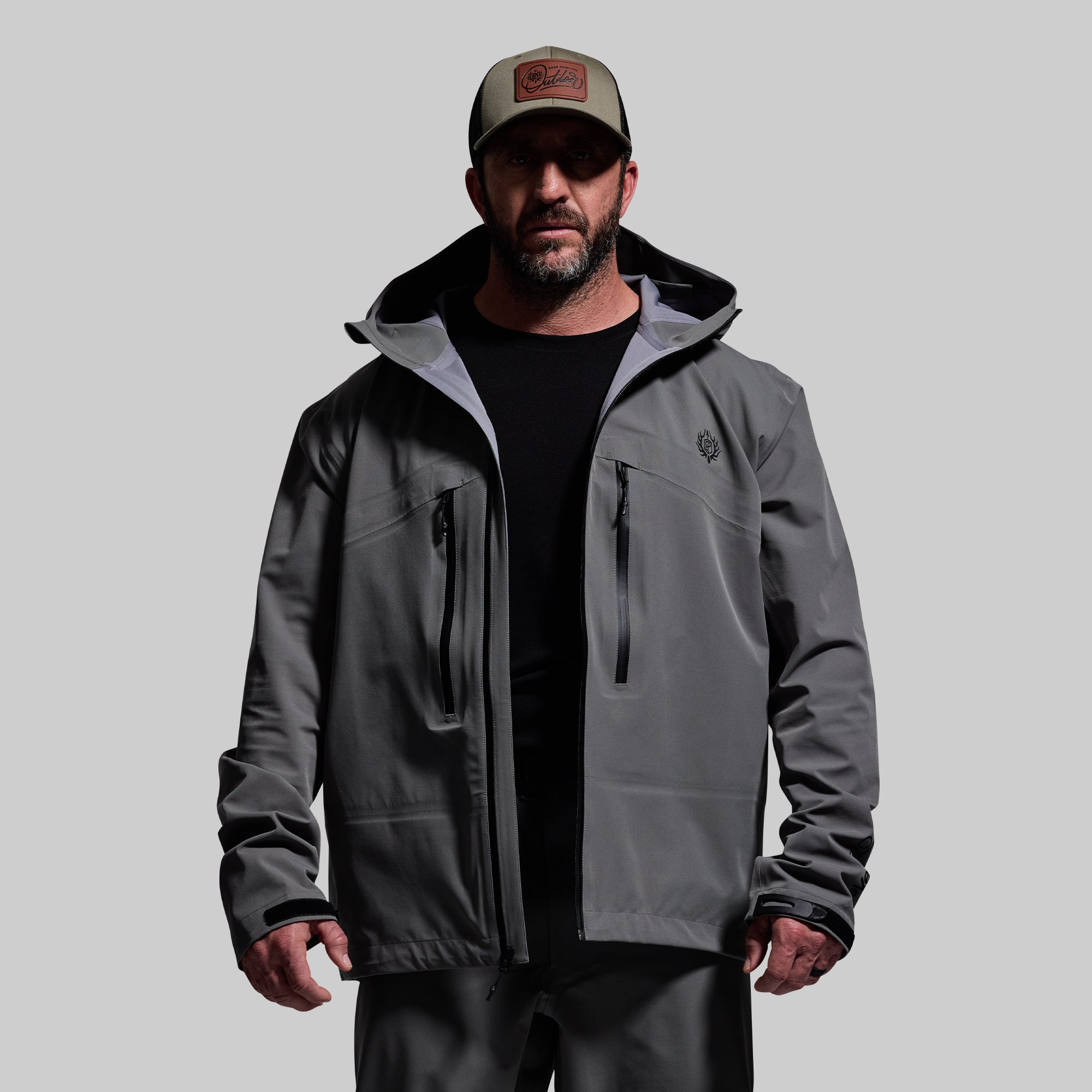 Mission FLEX Waterproof Rain Jacket - Lightweight Windbreaker for Men & Women (Wolf Grey) | Perfect for Hiking, Camping & Outdoor Adventures