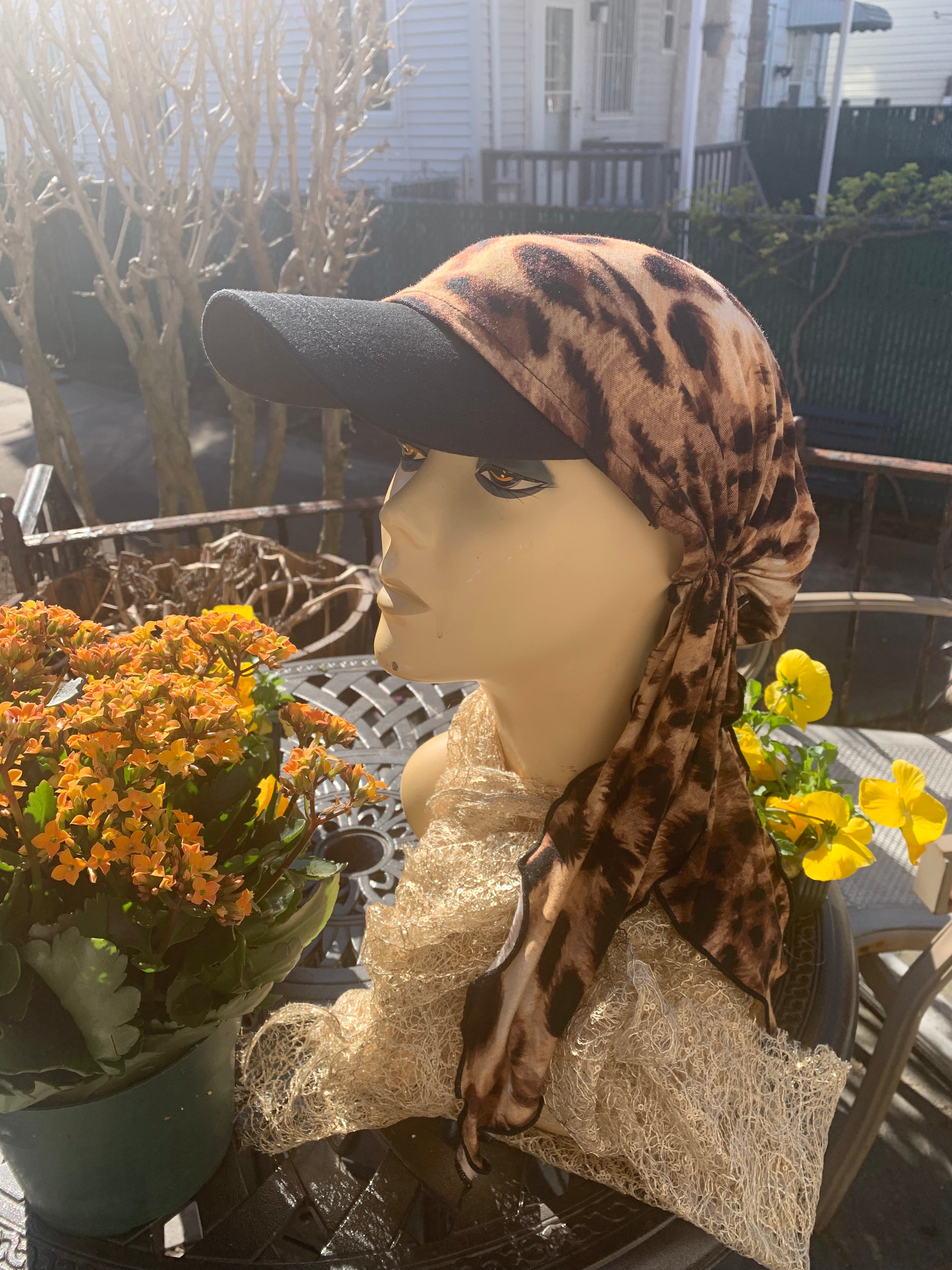 Stylish UV Protection Sun Hat & Scarf Set - Breathable Summer Beach Visor - Made in USA - Perfect for Outdoor Activities, Vacations, and Fashion Accessories