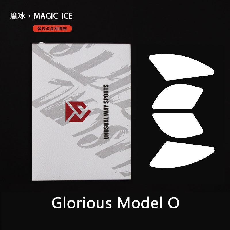 Unusual Way Sports Magic Ice Mouse Skates - Glorious Model O & O Wireless | High-Performance Gaming Mouse for Esports & FPS | Perfect for Competitive Gaming & Office Work