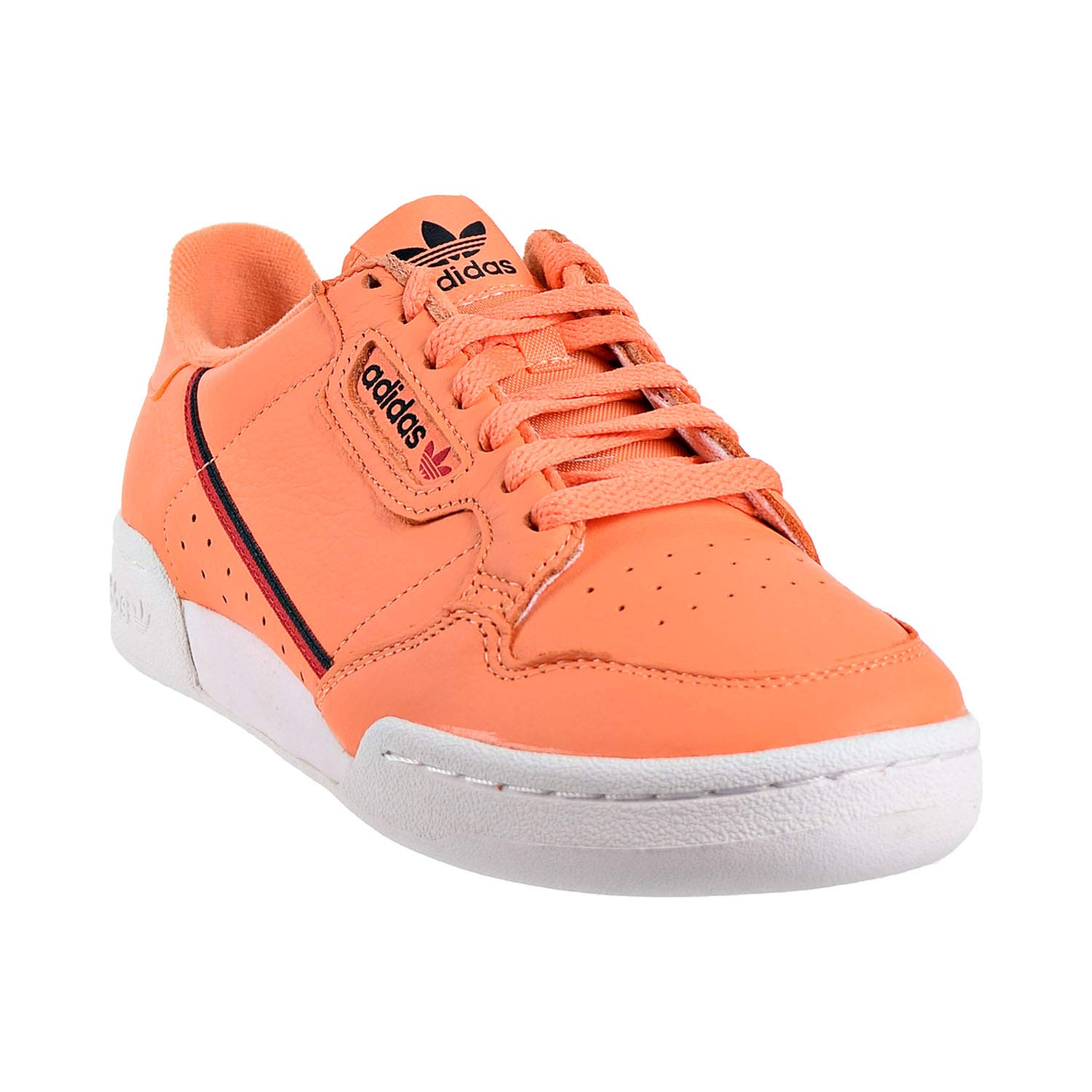 Adidas Men's Continental 80 Lace-Up Casual Sneakers - Orange - Size 9 D (M) | Classic Retro Running Shoes for Everyday Wear & Street Style Fashion