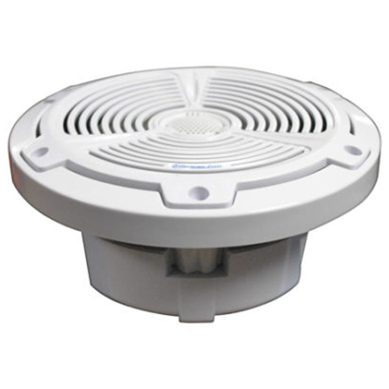 American Bass ABMRE65F 6.5 Inch 2-Way Marine Grade Waterproof Speaker - White | High-Performance Boat Audio System for Marine, RV & Outdoor Adventures