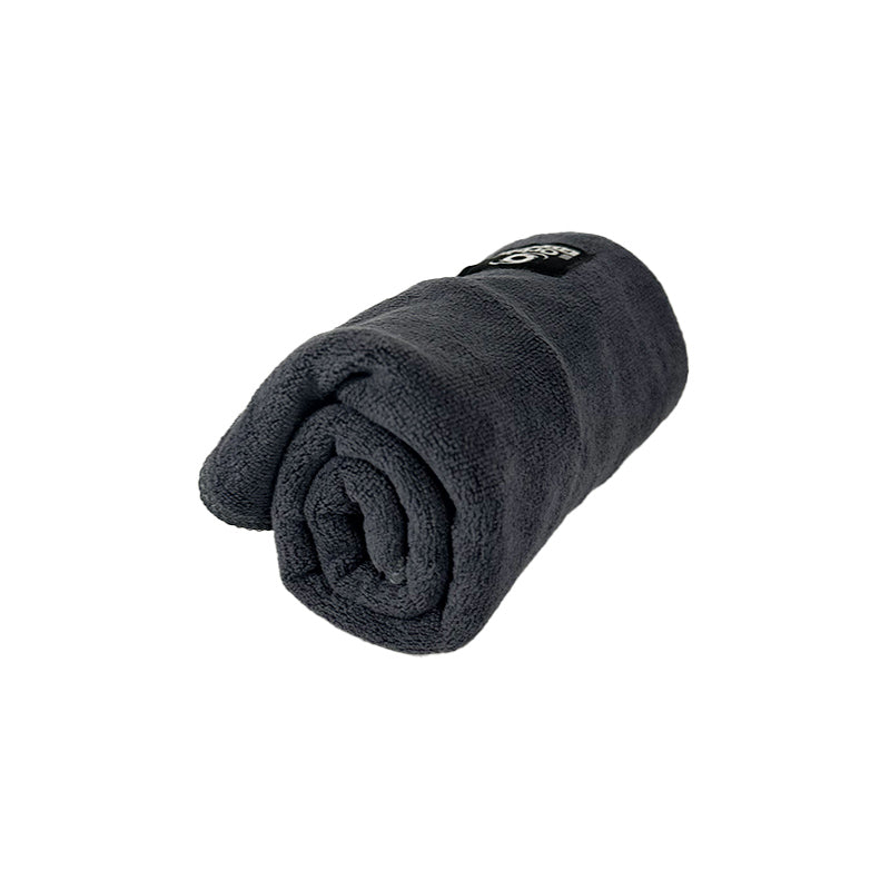 Orbit FitClub Grey Microfiber Gym Towel - Quick Dry, Ultra Absorbent Workout Towel for Gym, Yoga & Fitness - Perfect for Sports, Running & Post-Workout