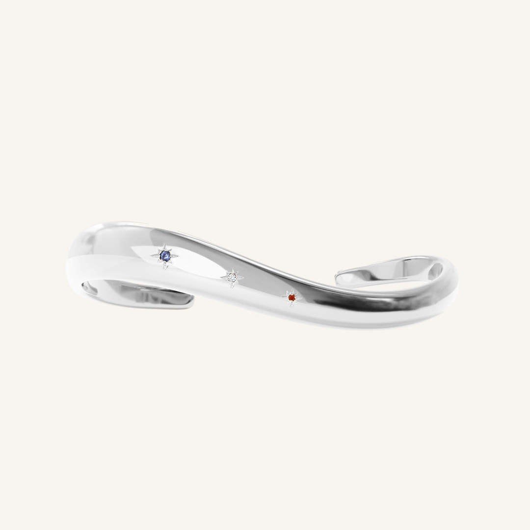 OUI Cuff Bracelet - Elegant Adjustable Bangle for Women | Perfect for Parties, Weddings & Everyday Wear