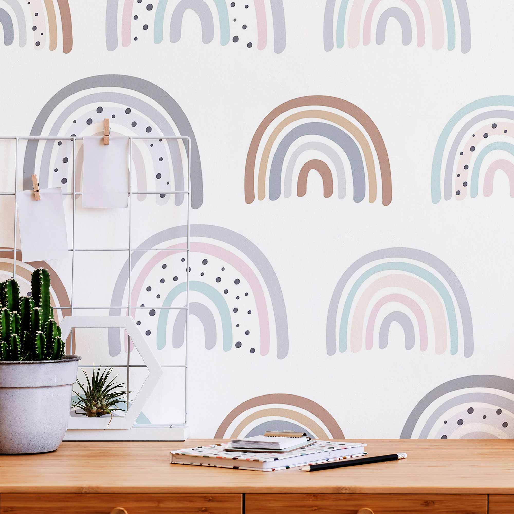 Pink Candy Peel and Stick Removable Wallpaper - Self-Adhesive Decorative Wall Covering for Bedroom, Nursery, or Home Office - Easy to Apply & Remove - Pattern #2596