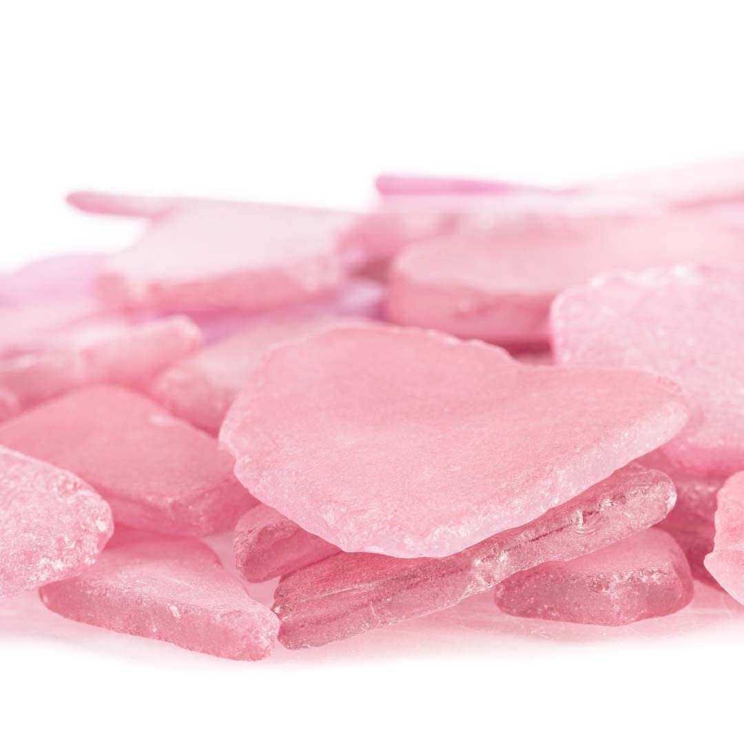Pink Sea Glass for Crafts - Beach Glass Décor - Vase Filler - DIY Sea Glass Art - 11oz Bag of Tumbled Craft Glass - Perfect for Wedding Centerpieces, Home Decor, Aquariums & Terrariums