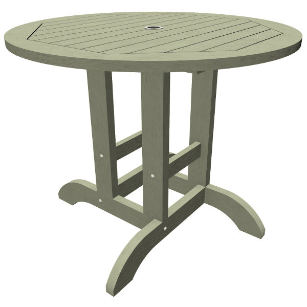 Sequoia Professional 36-Inch Round Bistro Table - Commercial Grade Height Adjustable Outdoor Dining Table for Restaurants, Cafes & Patios