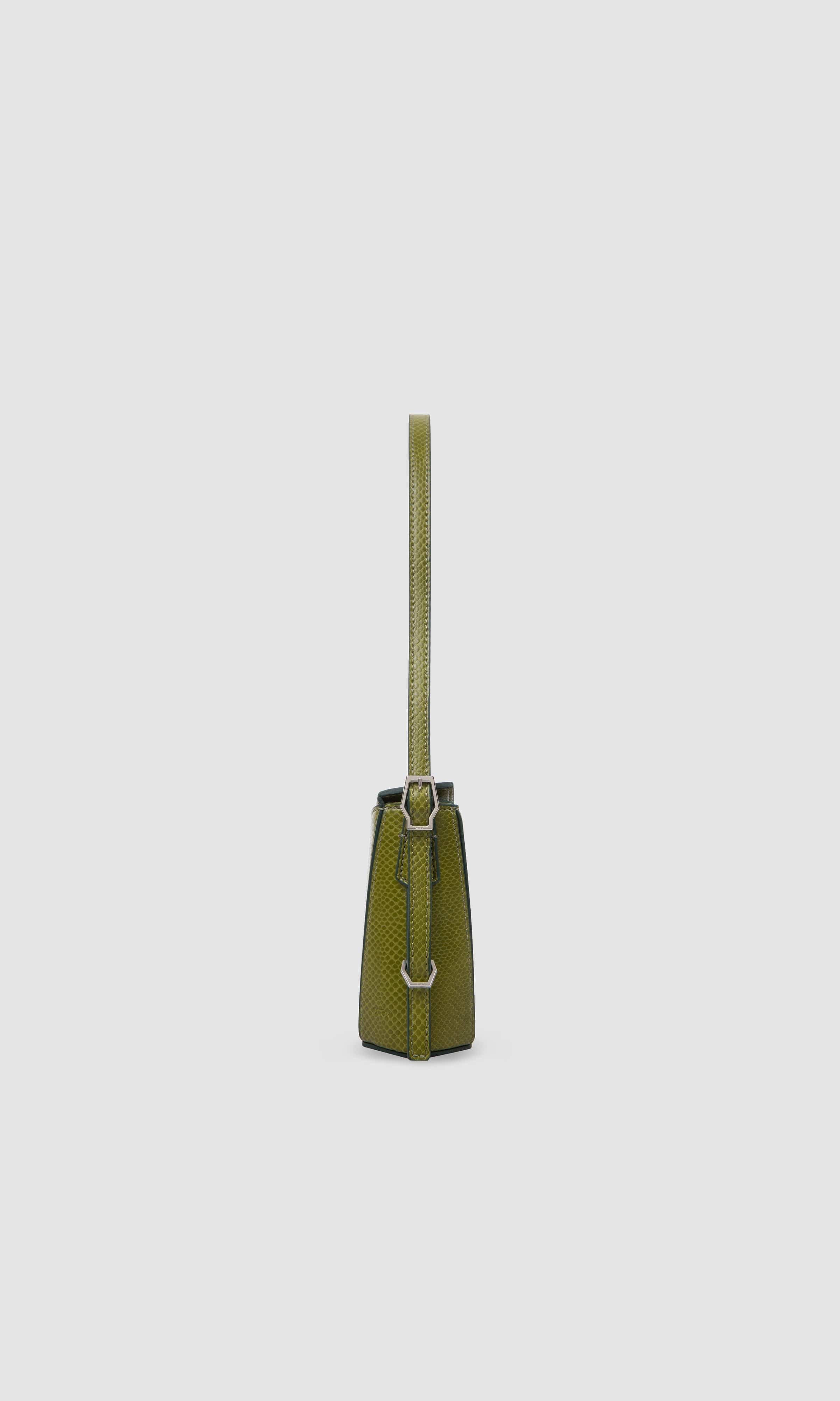 Kiara Vegan Leather Mini Crossbody Bag for Women | Apple Leather & Rosemary Green | Perfect for Everyday Use, Work, and Evening Out
