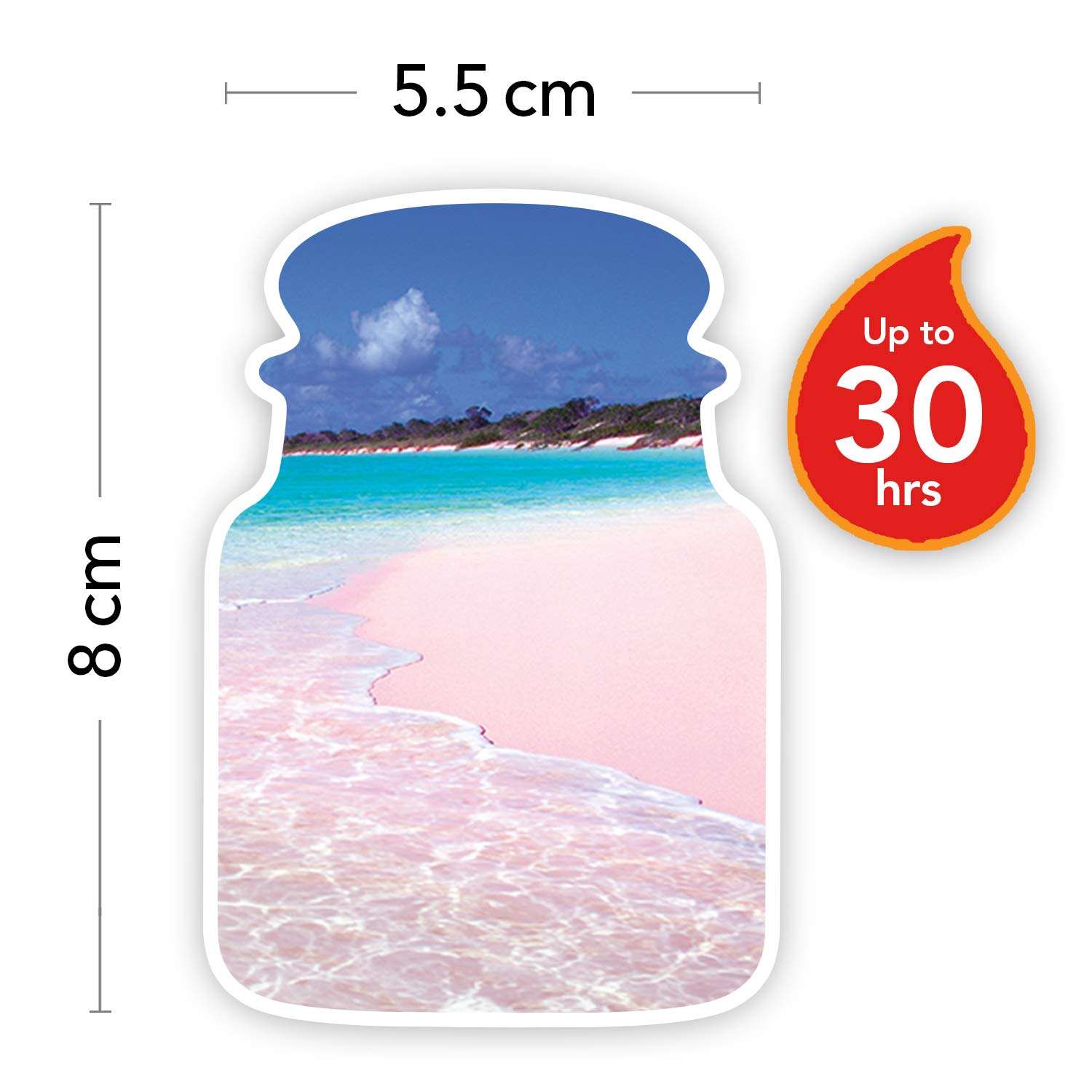 Yankee Candle Pink Sands 3.7-Oz Jar Candle - Small Scented Candle for Home, Bathroom & Relaxation | Long-Lasting Fragrance for Aromatherapy & Stress Relief