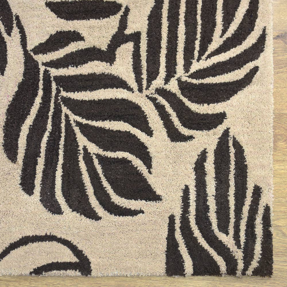 Solstice Hand Tufted Rug - Soft Bohemian Area Rug for Living Room, Bedroom - Eco-Friendly Wool Carpet for Home Decor