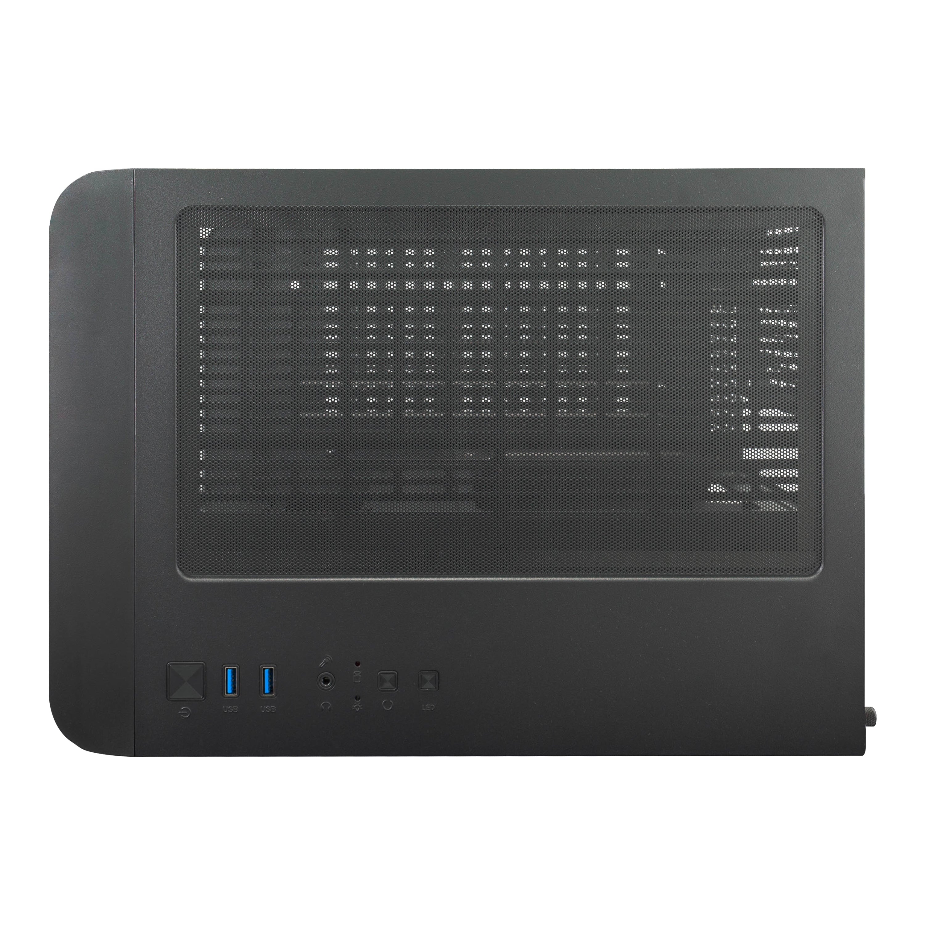 1st Player UV5 M ATX ITX PC Gaming Case - Compact Black Computer Chassis for High-Performance Gaming & Workstation Builds - Perfect for Small Form Factor PCs and Home Office Setups