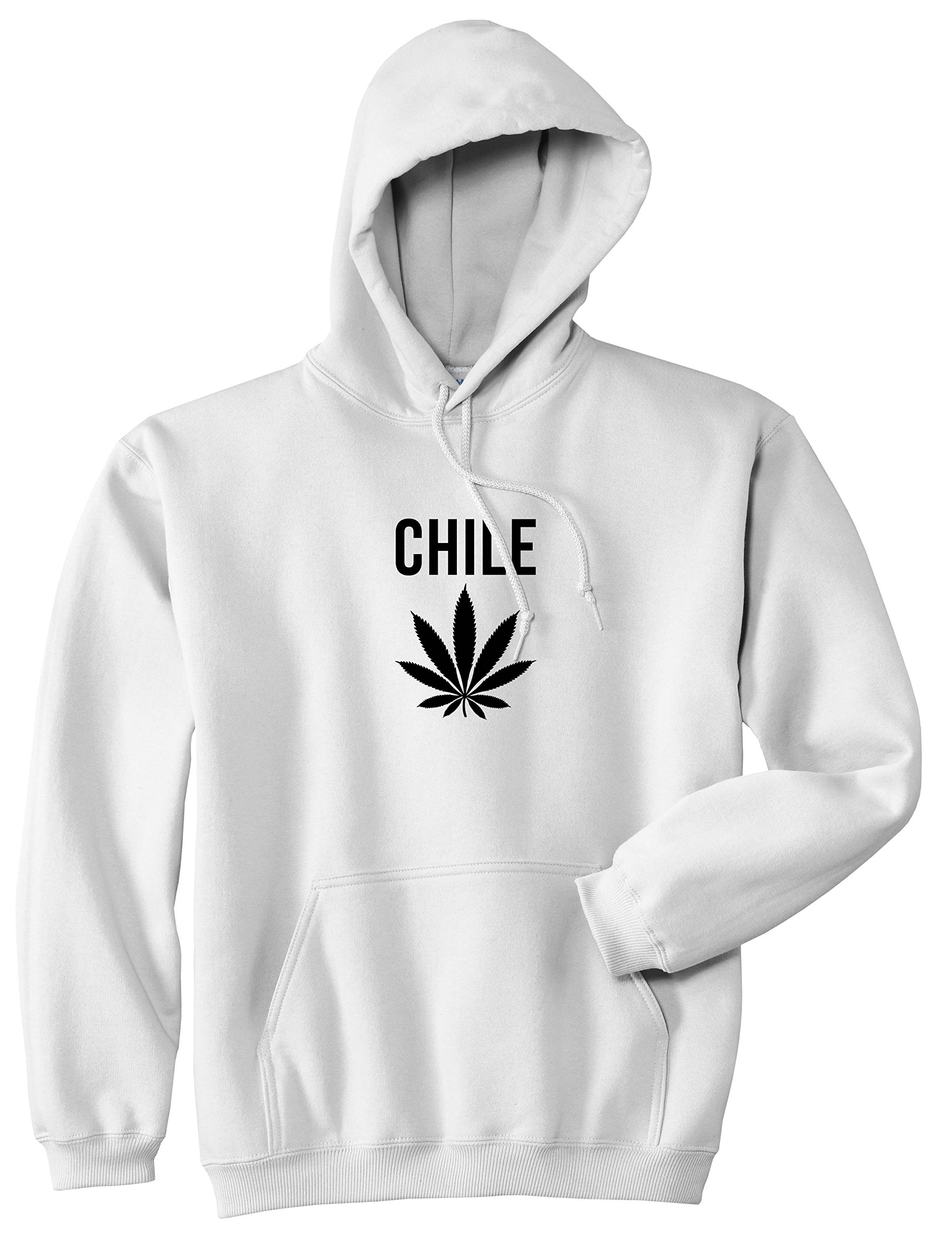 Chilean Weed Leaf Marijuana Pullover Hoodie - Stylish & Comfortable Cannabis-Themed Sweatshirt for Casual Wear & Festivals