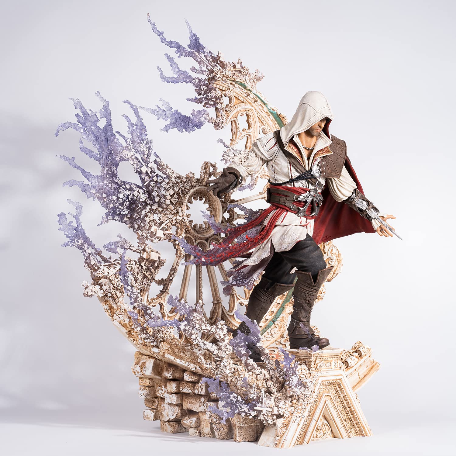 Assassin's Creed Ezio 1/4 Scale Statue by Pure Arts - Premium Collectible Figure for Gamers & Fans | Perfect for Display in Home, Office, or Gaming Room