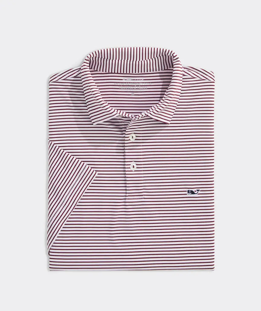 Bradley Stripe Sankaty Polo Shirt for Men - Classic Cotton Casual Wear for Golf, Office & Outdoor Activities