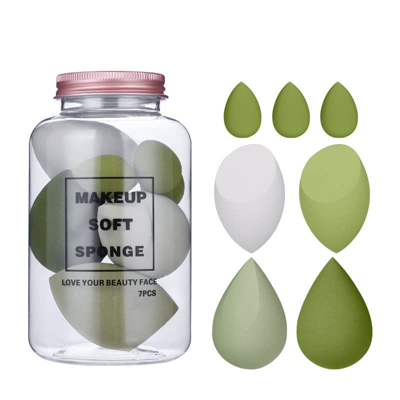 Premium Makeup Sponge Set with Egg Case - Soft Beauty Blender for Liquid Foundation, Cream & Powder - Latex Free Wet & Dry Cosmetic Sponge - Perfect for Flawless Makeup Application at Home or On-The-Go