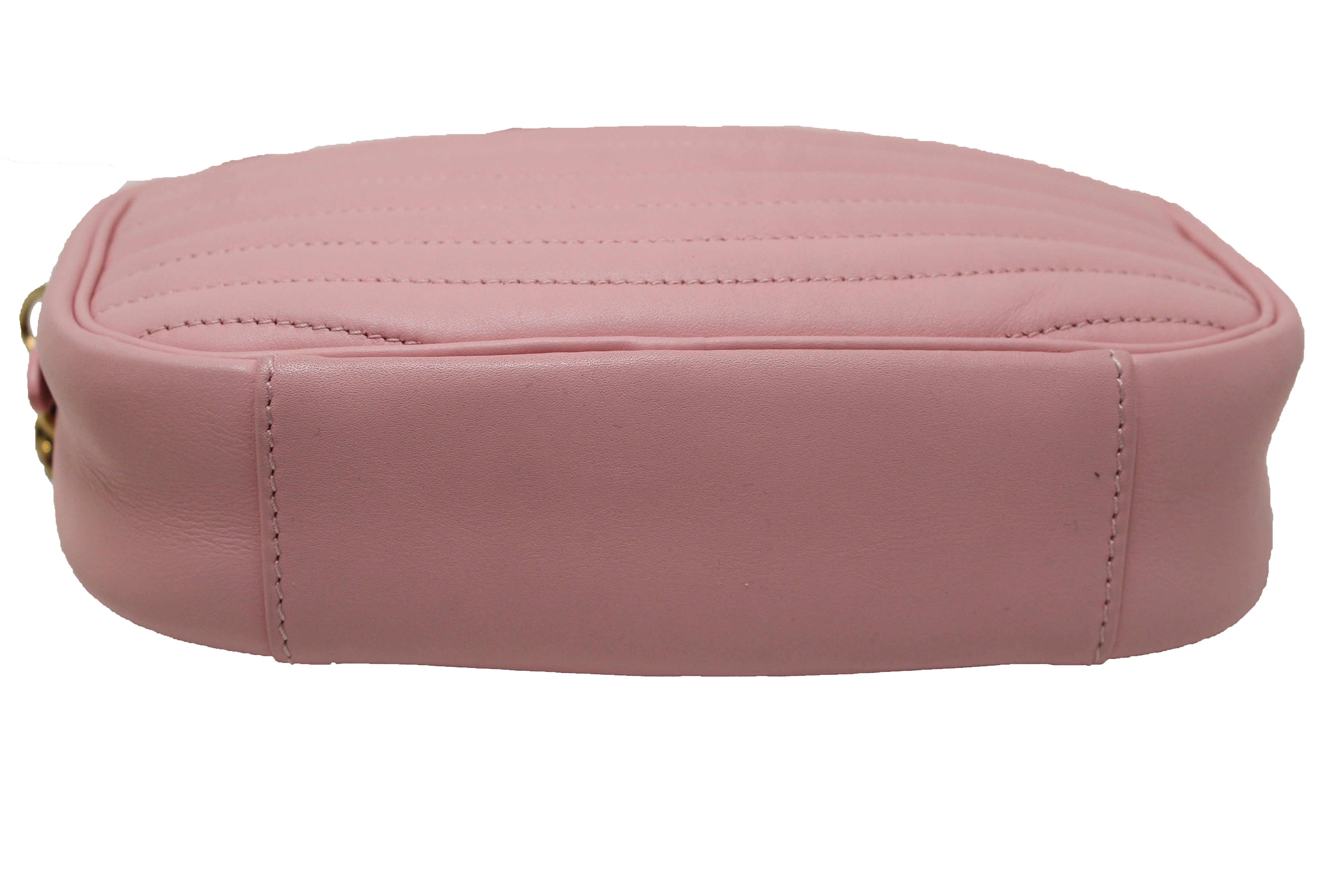 Authentic Louis Vuitton Pink Calfskin New Wave Camera Bag Crossbody Purse - Luxury Designer Handbag for Women, Perfect for Travel, Date Night & Everyday Use