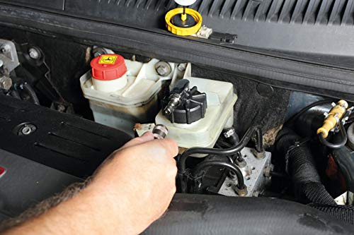 Laser 4832 Manual Pressure Brake Bleeder Kit - 2 Liter Capacity for Car & Motorcycle Brake Fluid Bleeding - Perfect for DIY Auto Repair & Maintenance