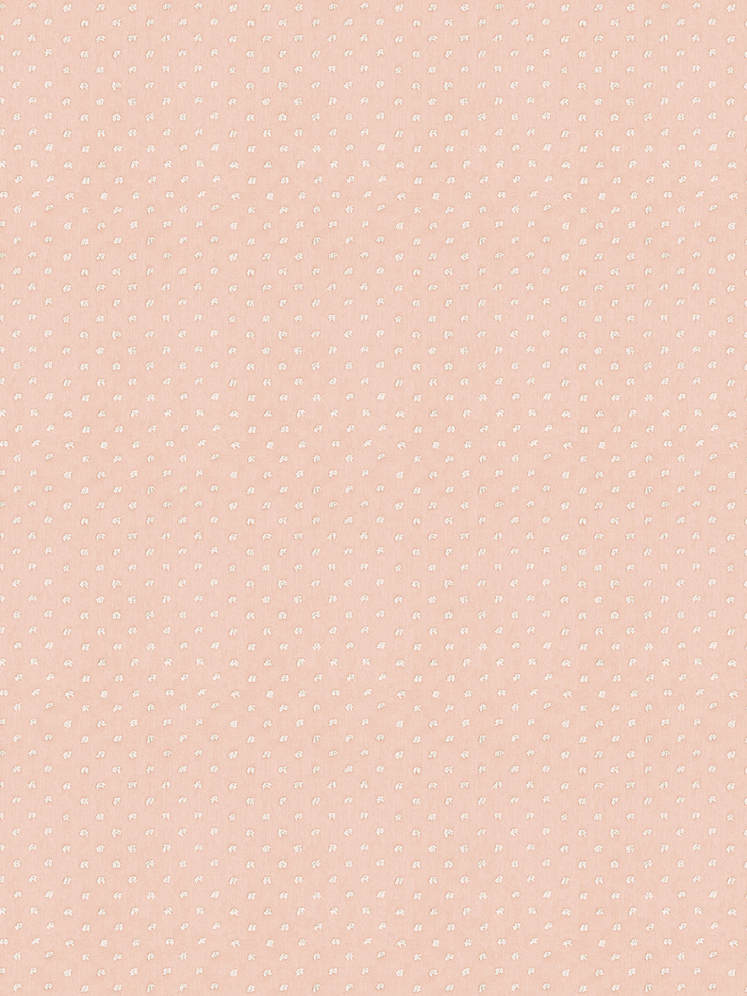 Sarah Jessica Parker Dotted Swiss Wallpaper - Elegant Buff Floral Design for Living Room & Bedroom Decor