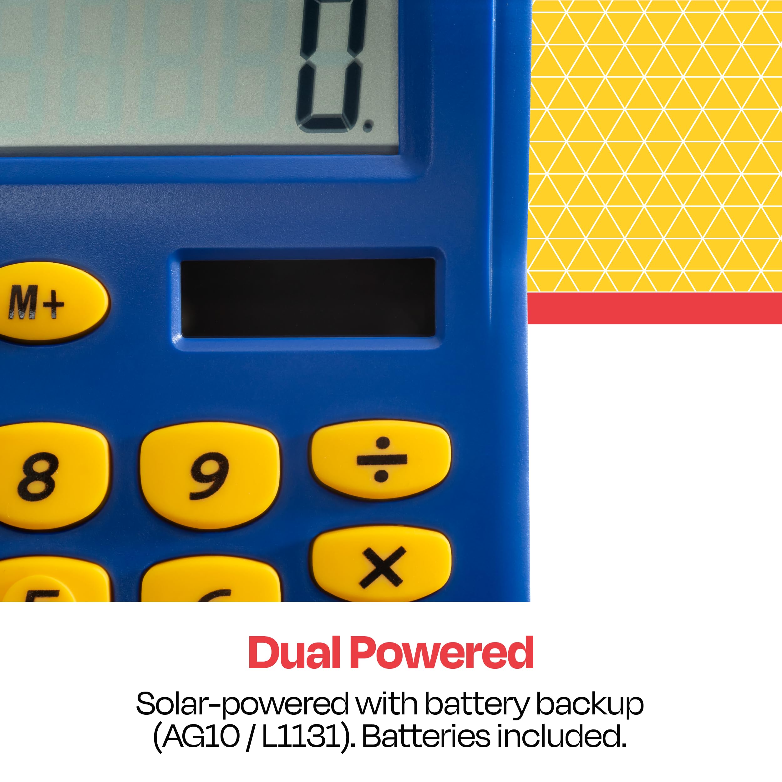 School Smart Primary Calculator - 4 x 5.5 Inch Basic Math Calculator for Kids - Pack of 30 - Perfect for Classroom, Homeschool & Elementary School Learning