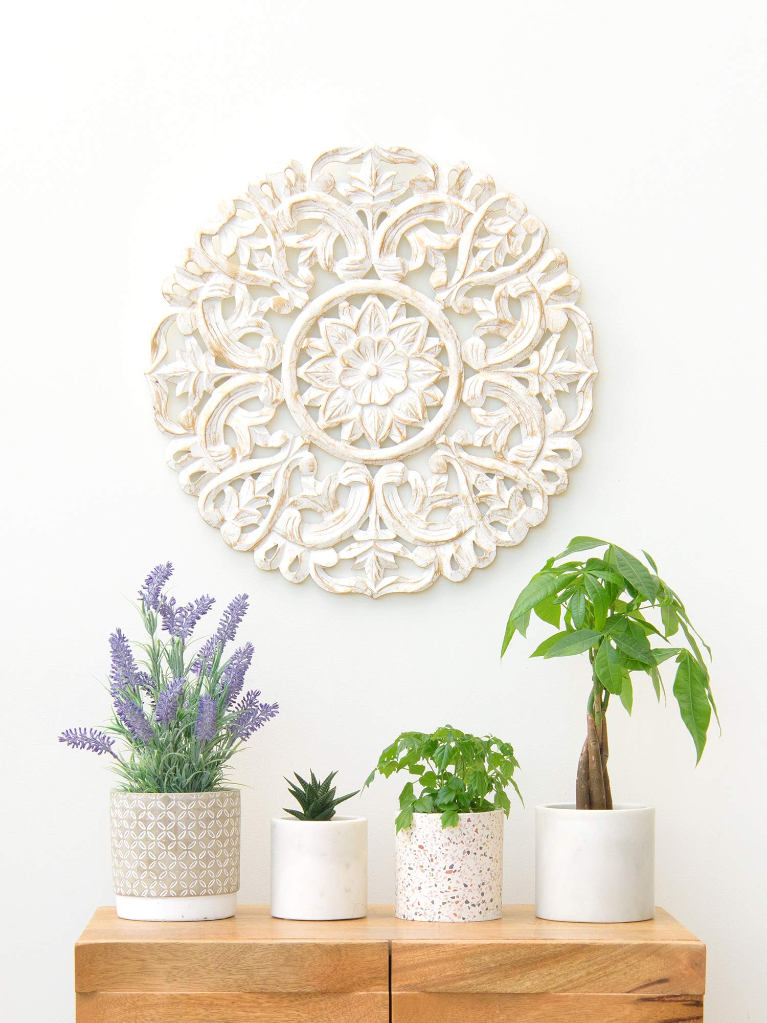 Best Round Decorative Wall Panel for Home Decor - Stylish 3D Wall Art for Living Room, Bedroom & Office Interior Design