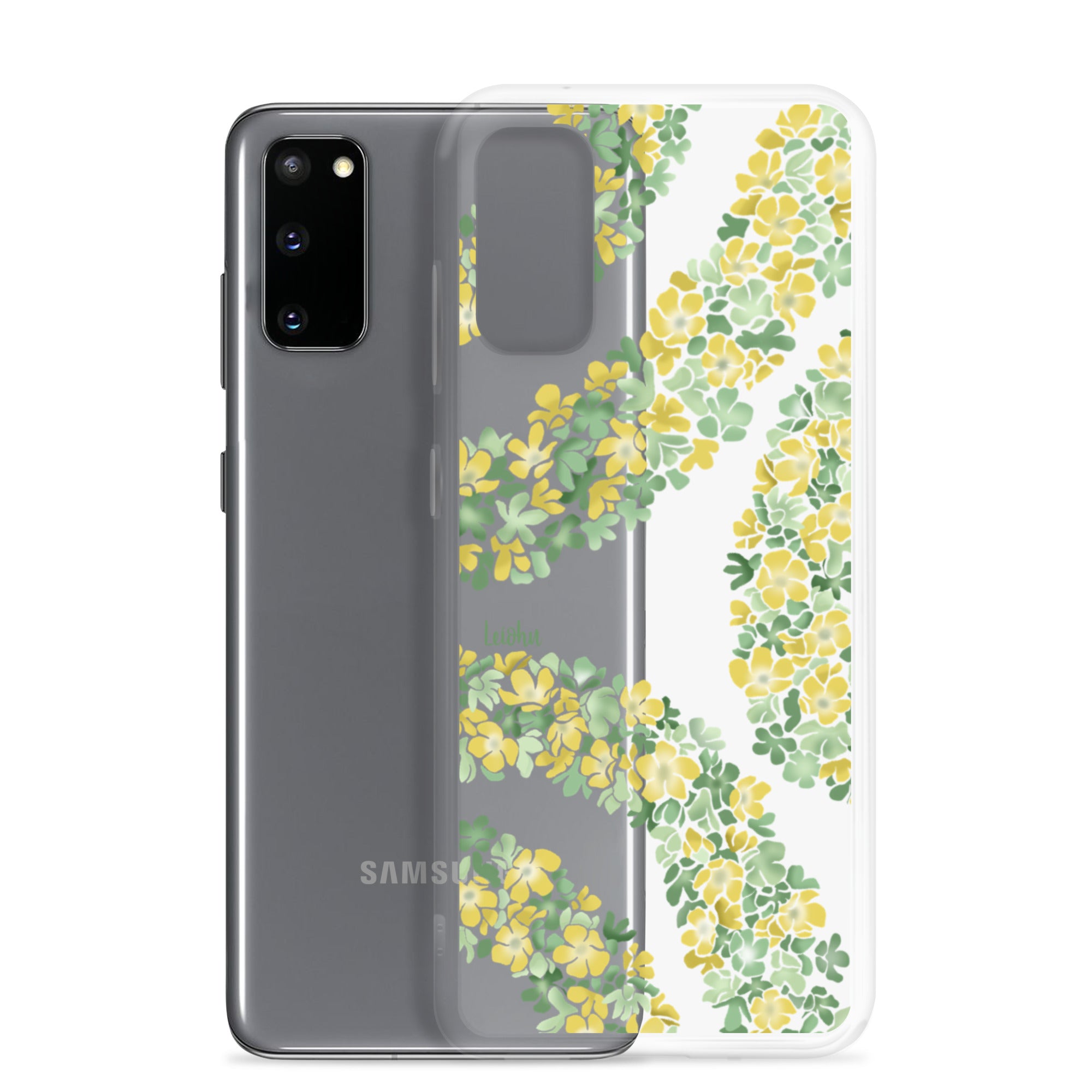 Double Pakalana Clear Case for Samsung Galaxy - Slim Protective Phone Cover for Everyday Use & Travel