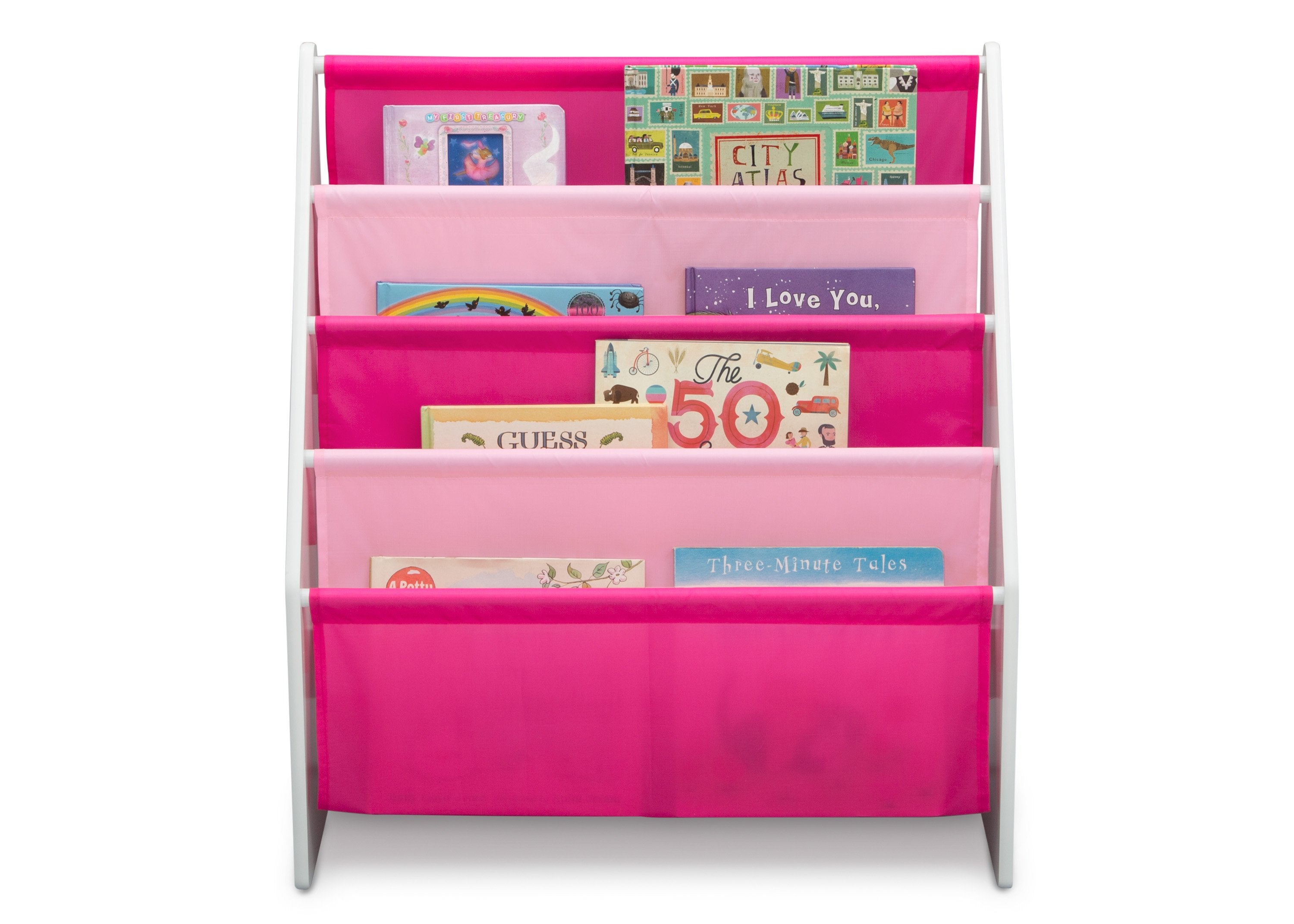 Kids Sling Book Rack - Adjustable Wall-Mounted Bookshelf for Children's Room - Perfect for Bedroom, Nursery & Classroom Organization
