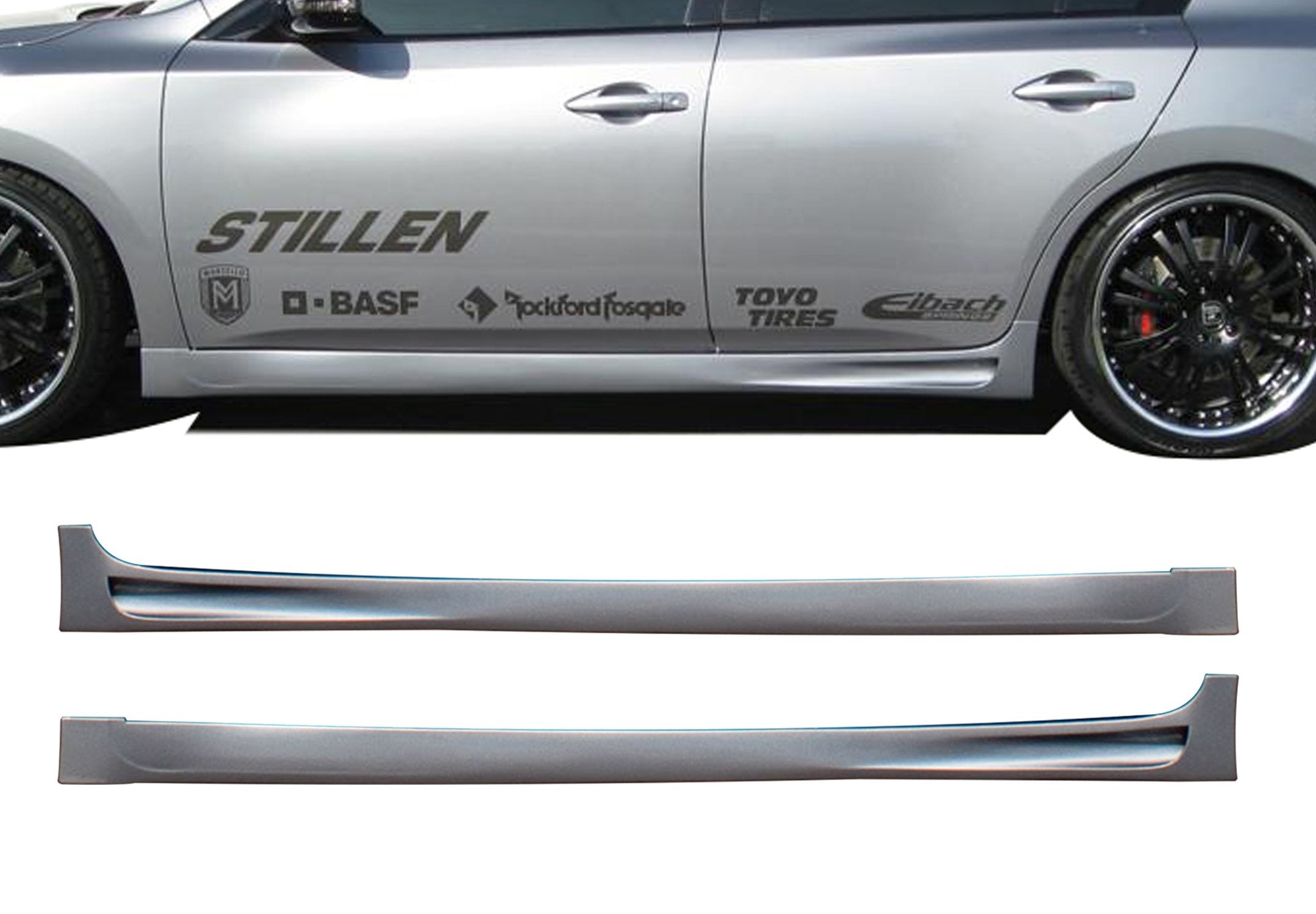 2009-2015 Nissan Maxima Side Skirt Set - KB12745 - Durable ABS Plastic Body Kit for Enhanced Style & Protection - Perfect for Car Enthusiasts & Custom Builds