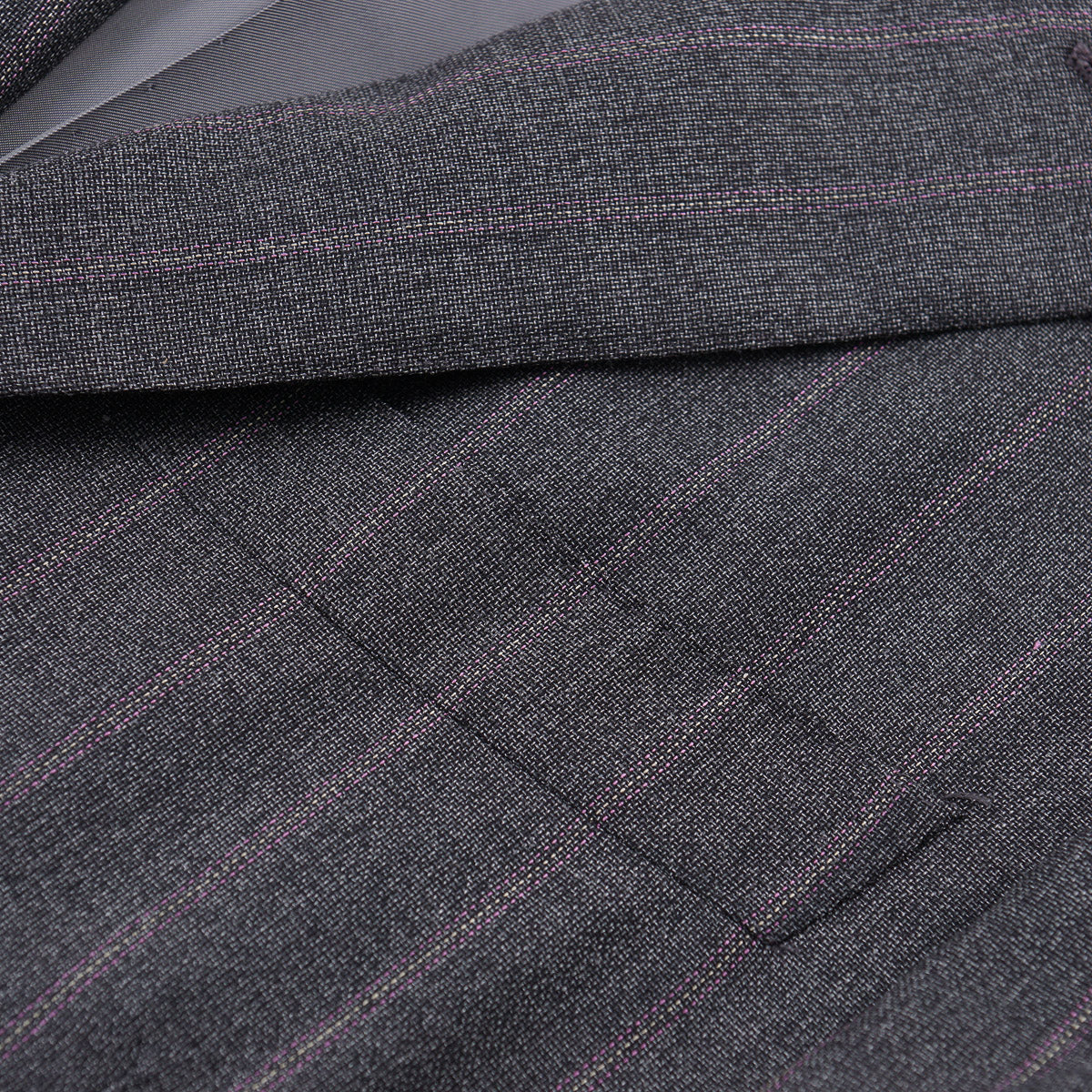 Isaia 'Sanita' Premium Woven Fresco Wool & Silk Suit for Men - Luxury Business Attire, Wedding & Formal Occasions