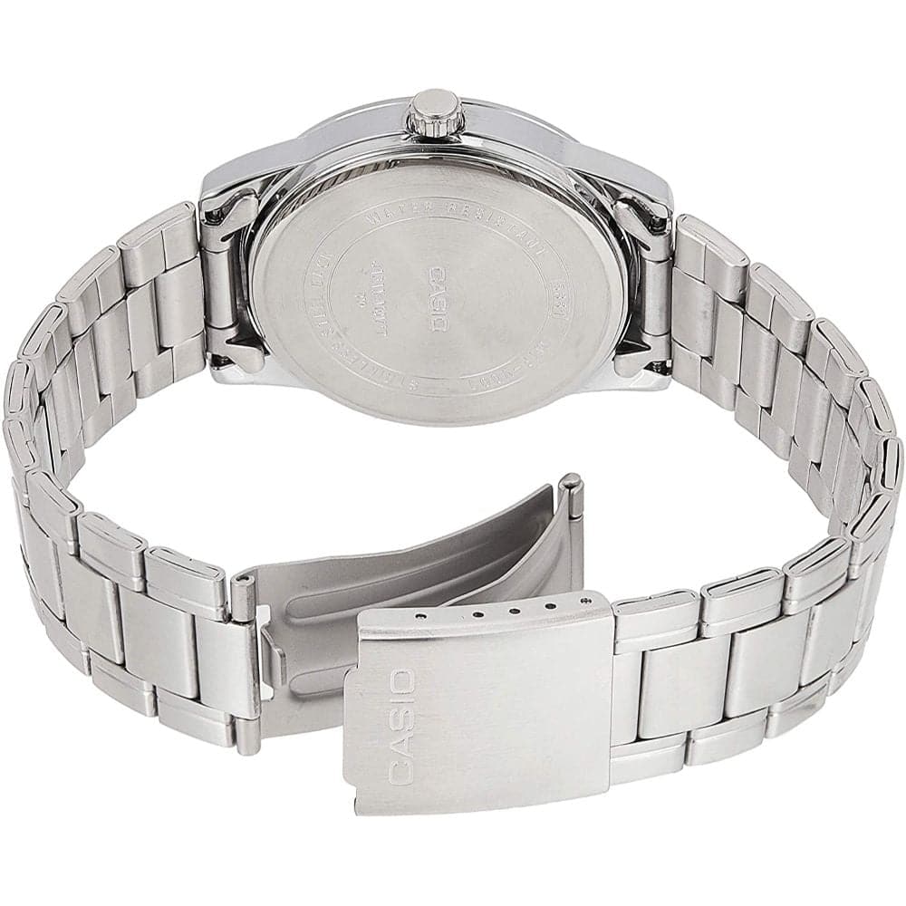 CASIO MTP-V001D-7BUDF Analog Stainless Steel Men's Watch - Stylish & Durable for Business, Casual & Everyday Wear