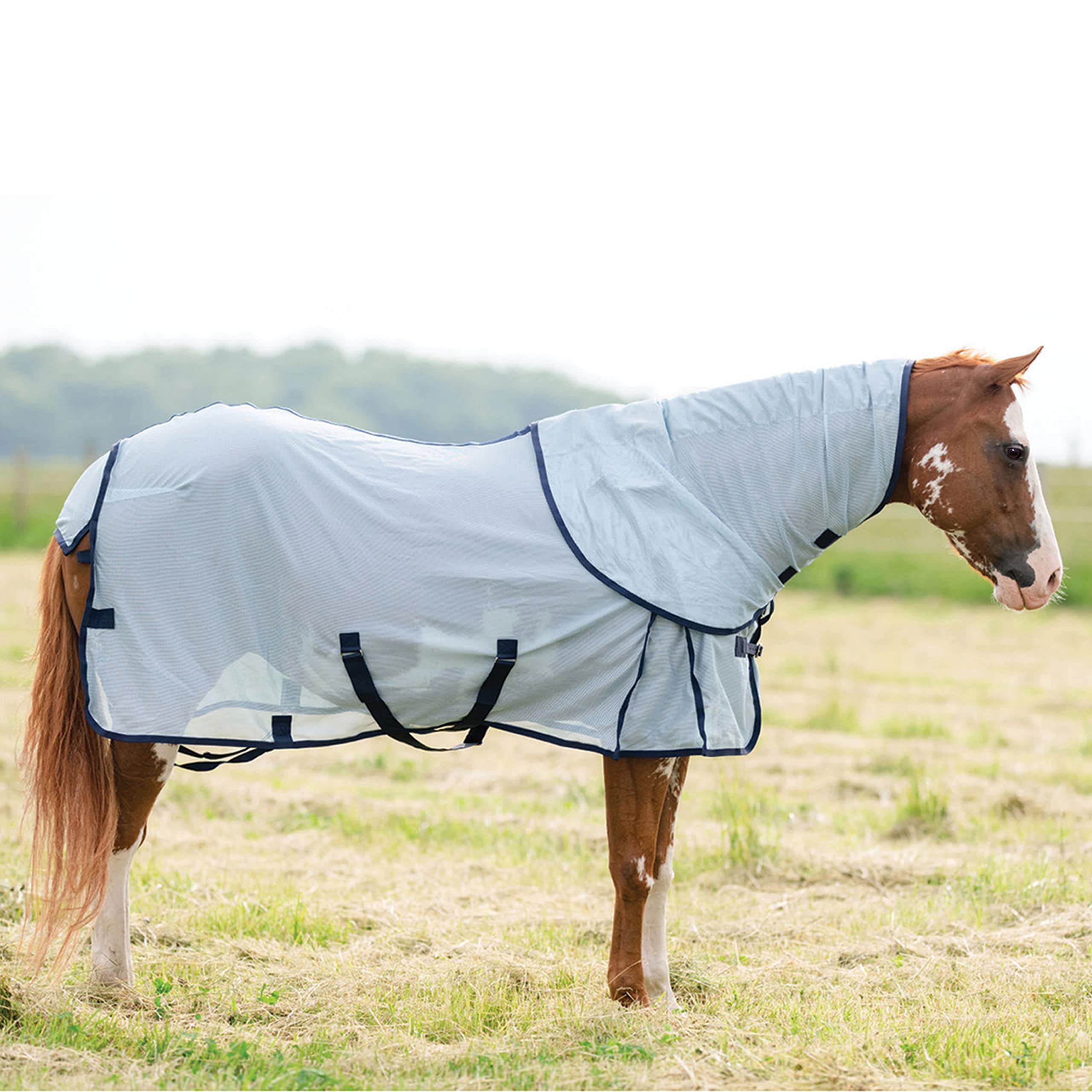 Professional's Choice Theramic Fly Sheet Sky 84 - Breathable Horse Fly Sheet for Summer Protection | Ideal for Training, Riding & Outdoor Activities