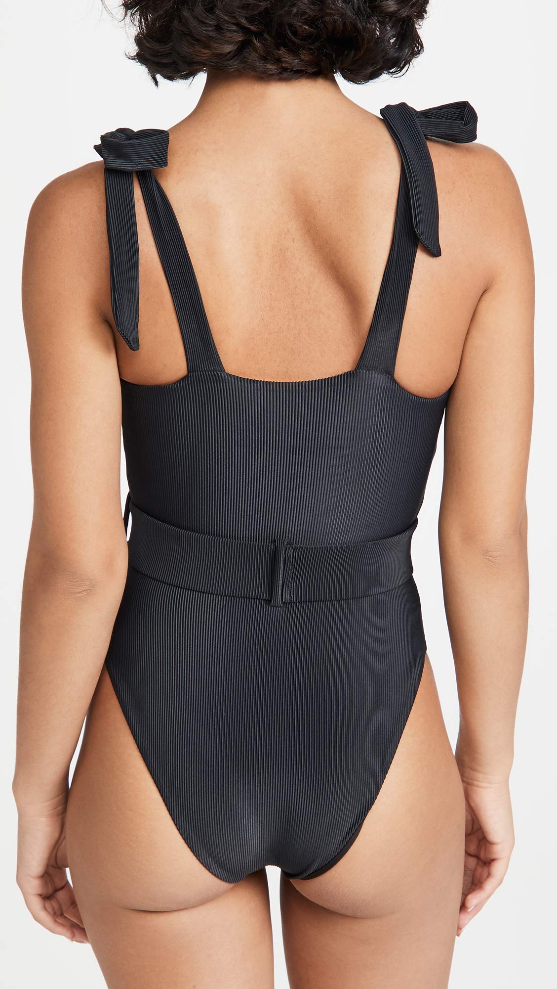 Beach Riot Women's Sydney Belted One-Piece Swimsuit - Sexy High Waist Bathing Suit with Adjustable Ties for Women | Perfect for Pool Party, Beach Vacation & Summer Getaways