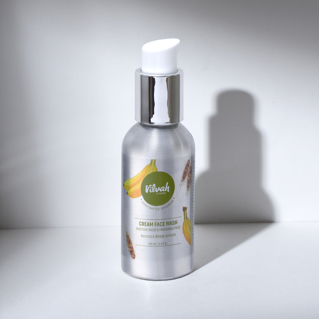 Fragrance-Free Cream Face Wash for Sensitive Skin - Gentle Daily Cleanser for Dry & Acne-Prone Skin - Morning & Night Skincare Routine